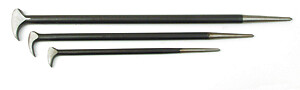 Mayhew Steel Products 60150 3 Piece Rolling Head Pry Bar Set