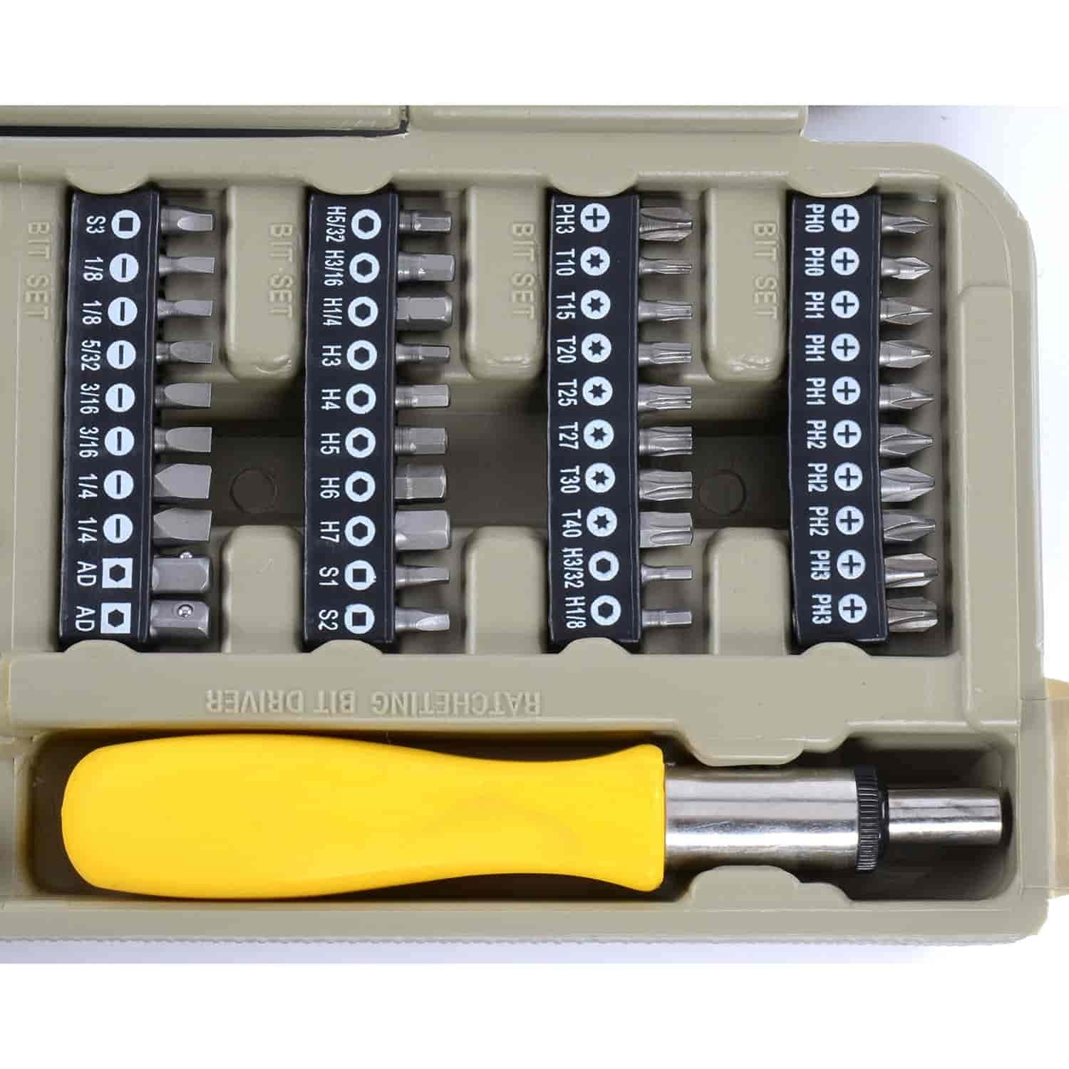 JEGS 80427 123-Piece Tool Set with Carry Case