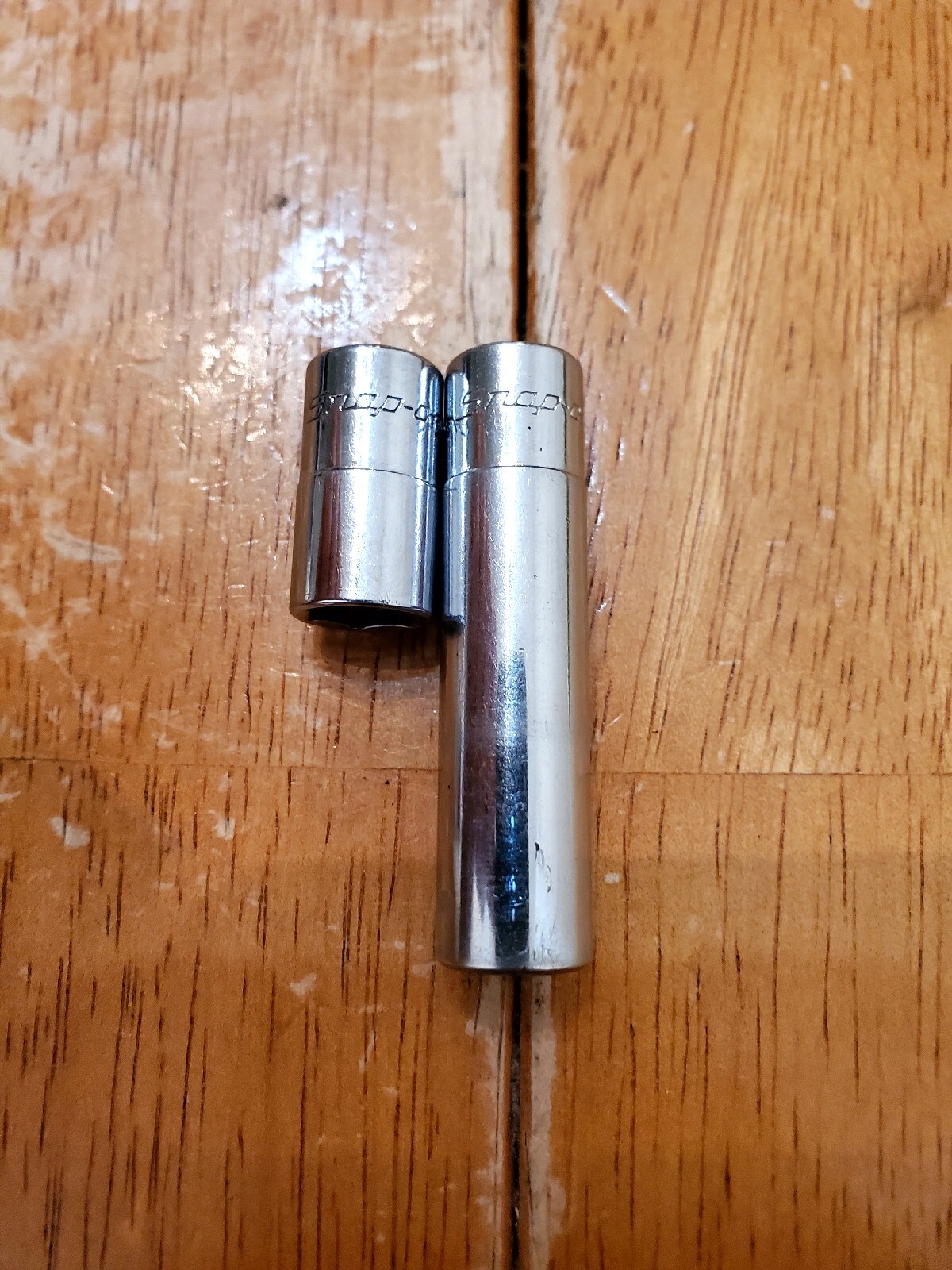 Snap On 1/4 Drive 11/32 6PT Shallow Deep Sockets Lot Of 2