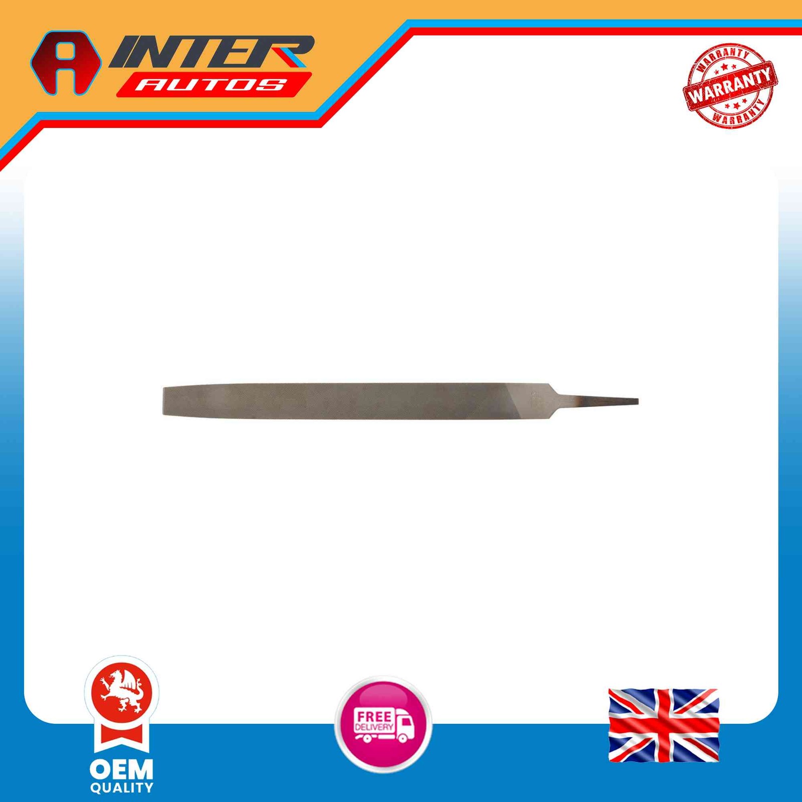 Draper Second Cut Flat File, 12 x 250mm 60239
