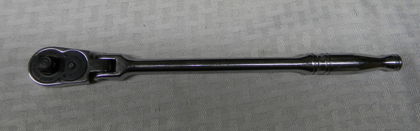 SNAP-ON 3/8″ DRIVE 11″ LONG FLEX HEAD STANDARD HANDLE RATCHET #F731
