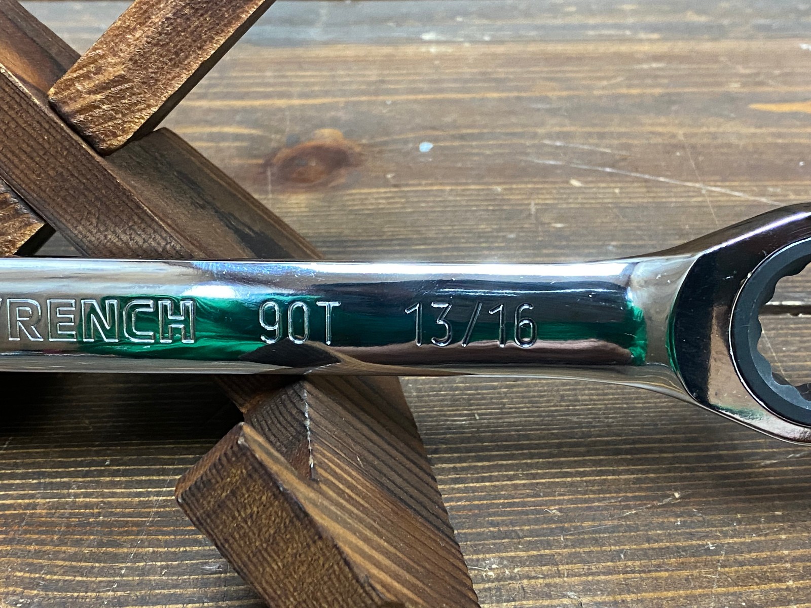 GEARWRENCH 13/16″ SAE 90-Tooth Combination Ratcheting Wrench | 86950 | 4° Swing