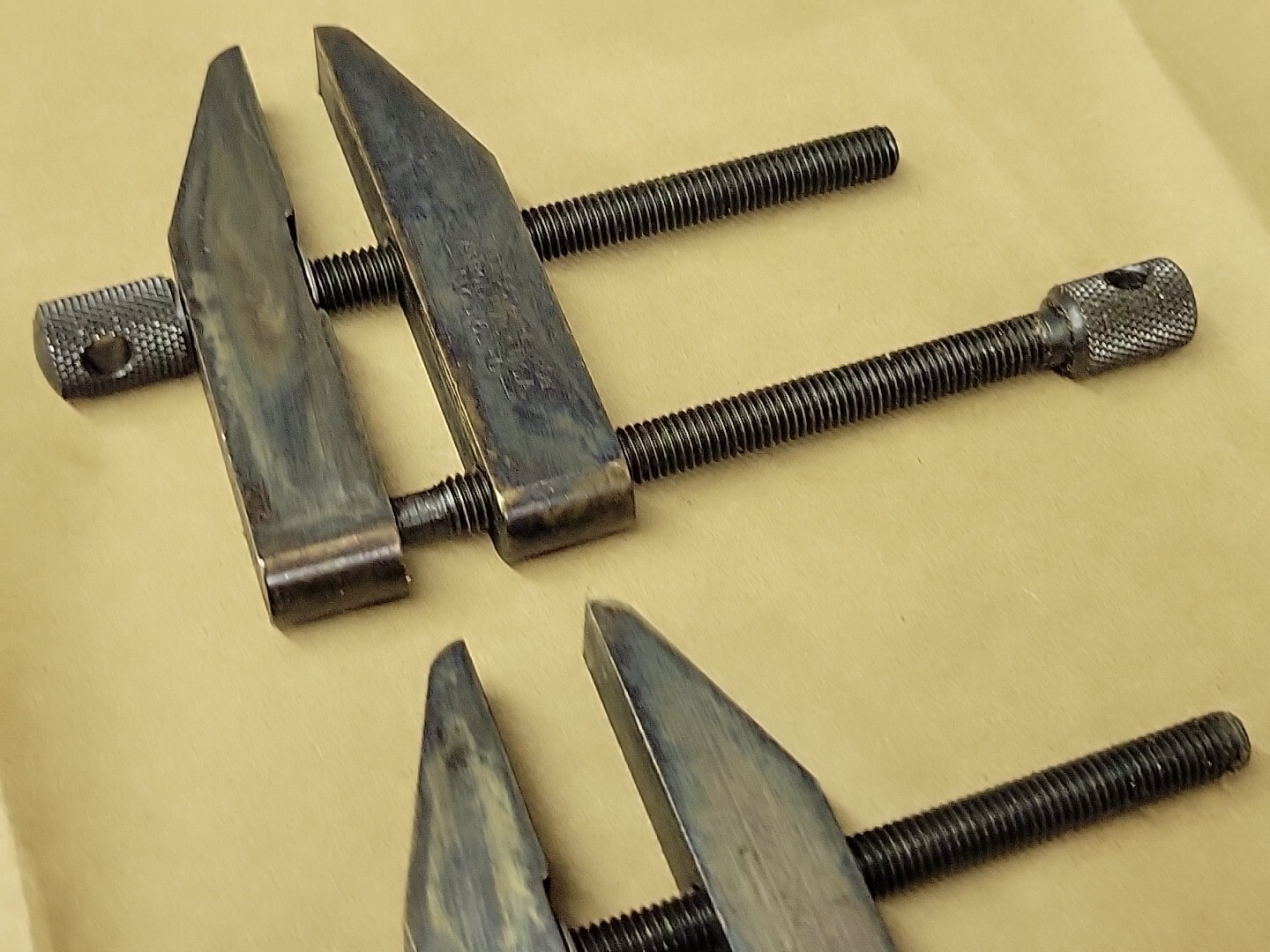 L.S. Starrett Pair 161C Toolmakers Parallel Clamps (2) NOS