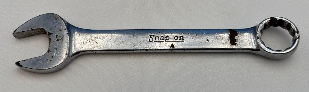 Snap-on Wrench 17 mm Combination 12-pt OEXM 17 USA