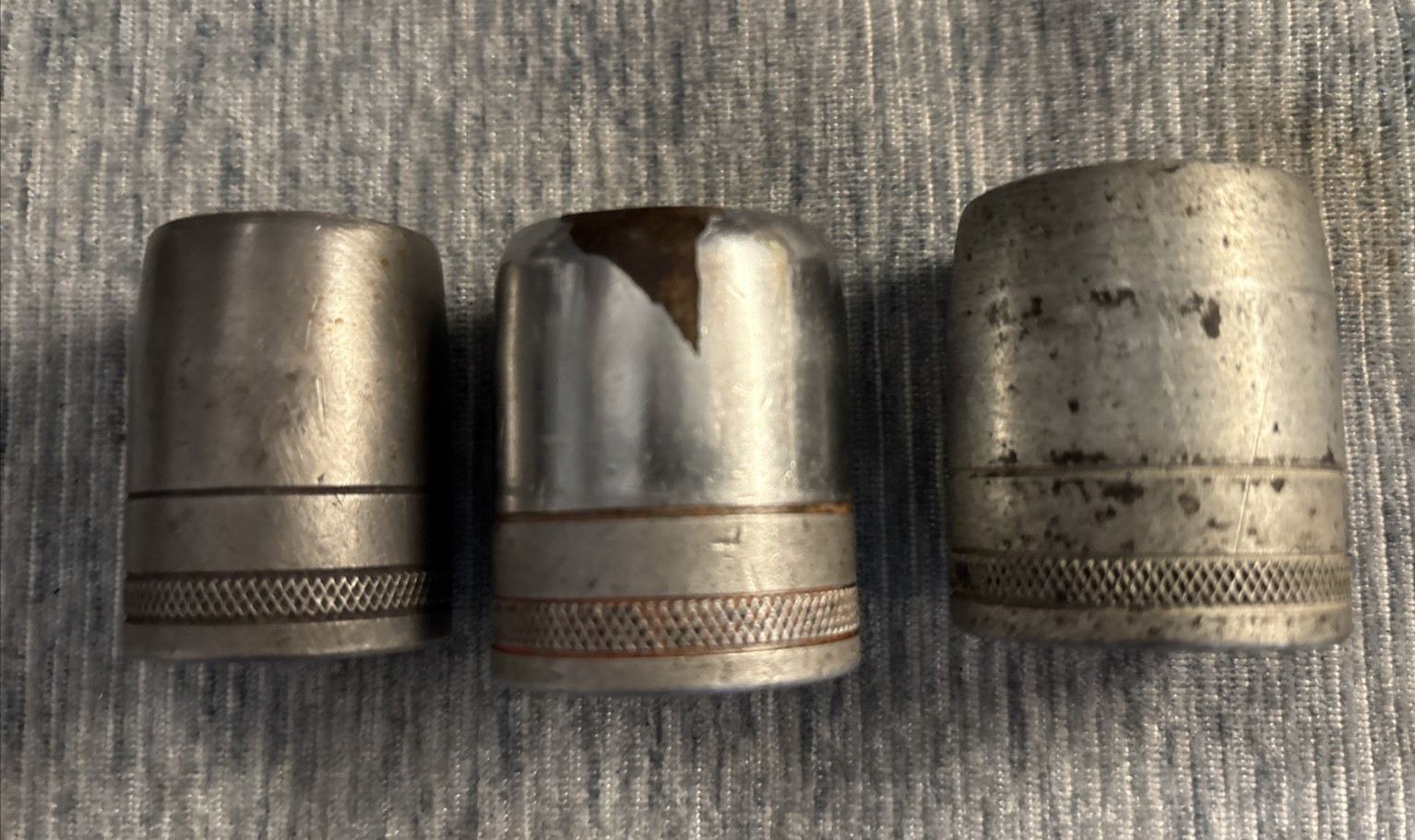Vintage Knurled S-K (SK) Socket Lot – 1/2 Drive SAE 10 PCs – 7/16” to 1 1/16”