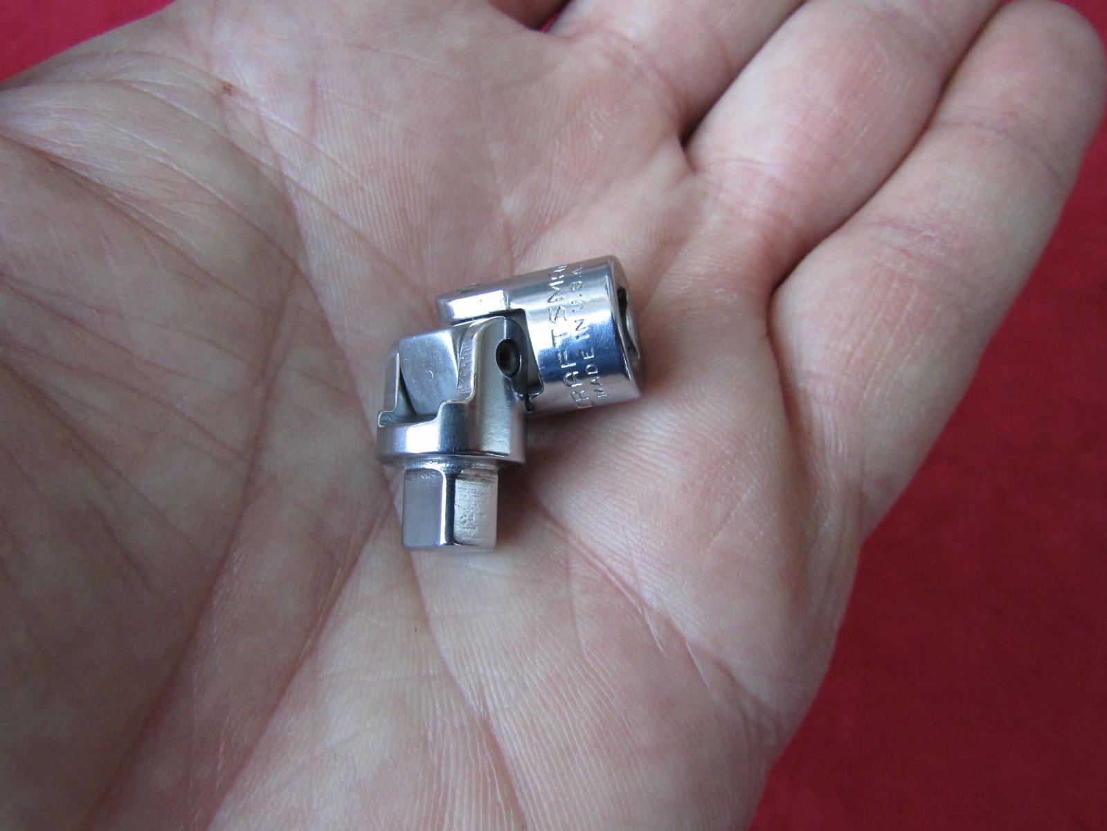 NICE Vtg CRAFTSMAN USA 1/4″ Drive Universal Joint Swivel Adapter -V- Series 4280