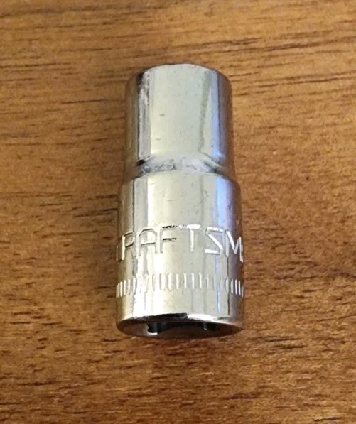Craftsman 7mm Socket 6 Point 1/4″ Drive Z-AL 34603 Easy Read (Stamped & Etched)