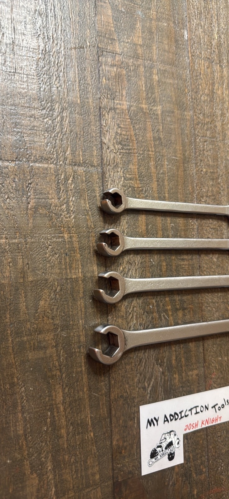 Bonney vintage USA line speed wrench 4 piece SAE set