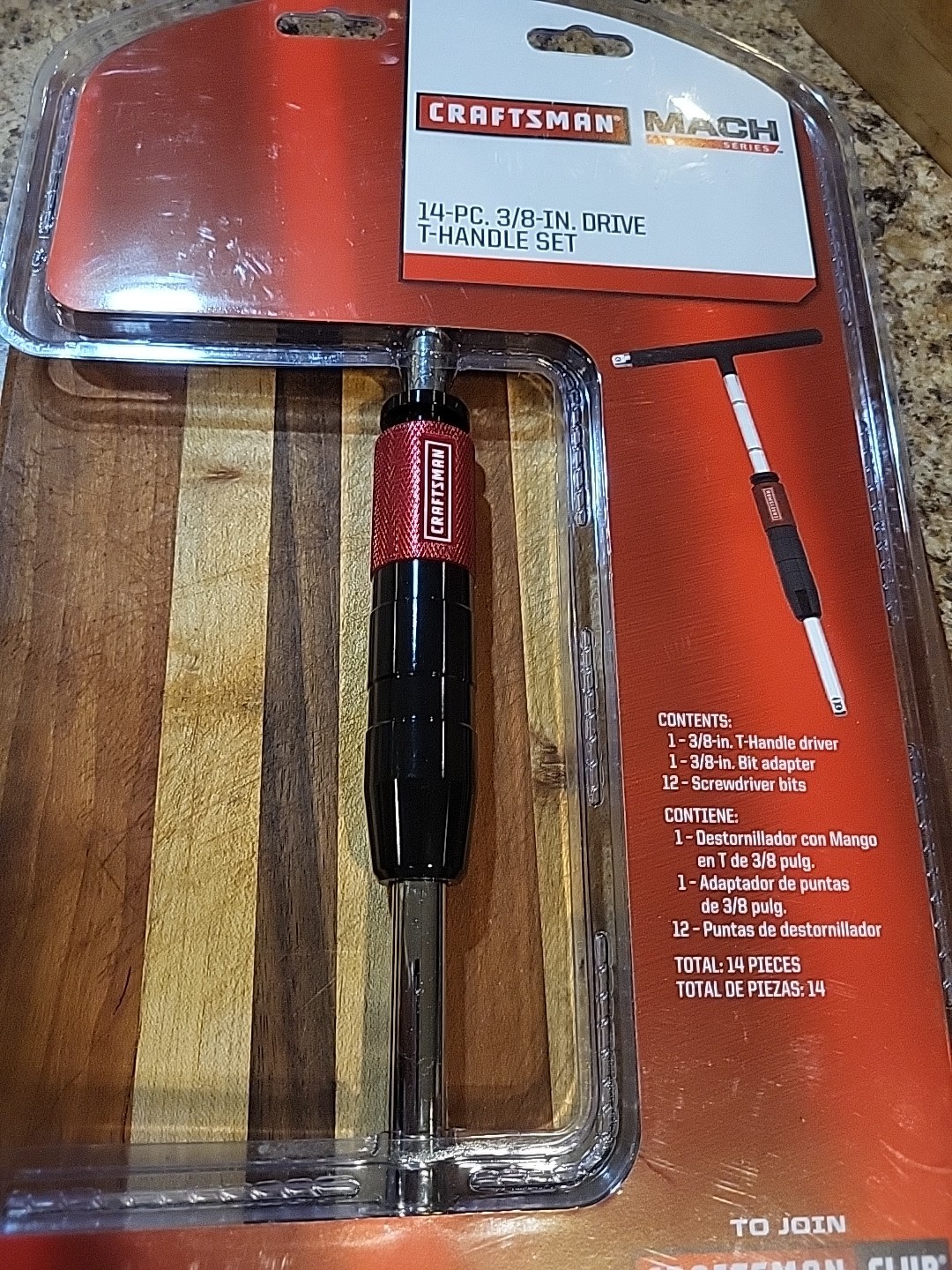 Craftsman Mach Series 3/8” T-Handle Driver and Bit Set 50014. NOS! 🔥