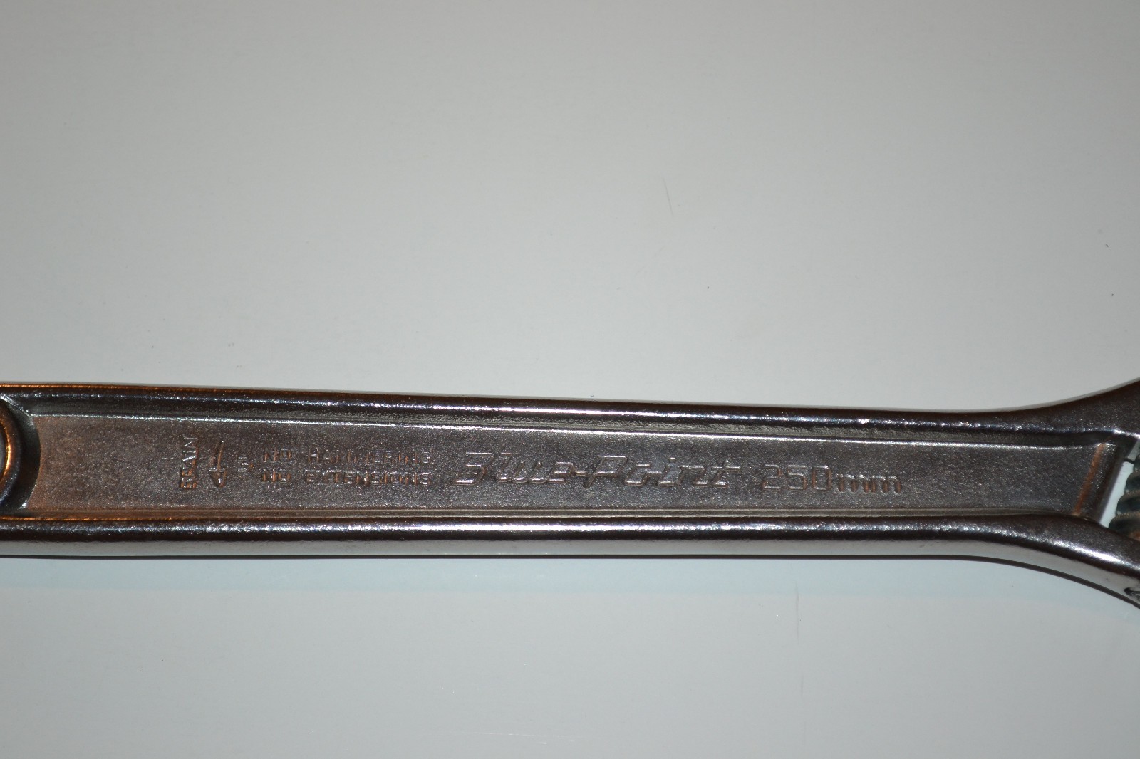 Blue Point 10″ AJ10 250mm Adjustable Spanner Wrench sold by Snap On CHROME