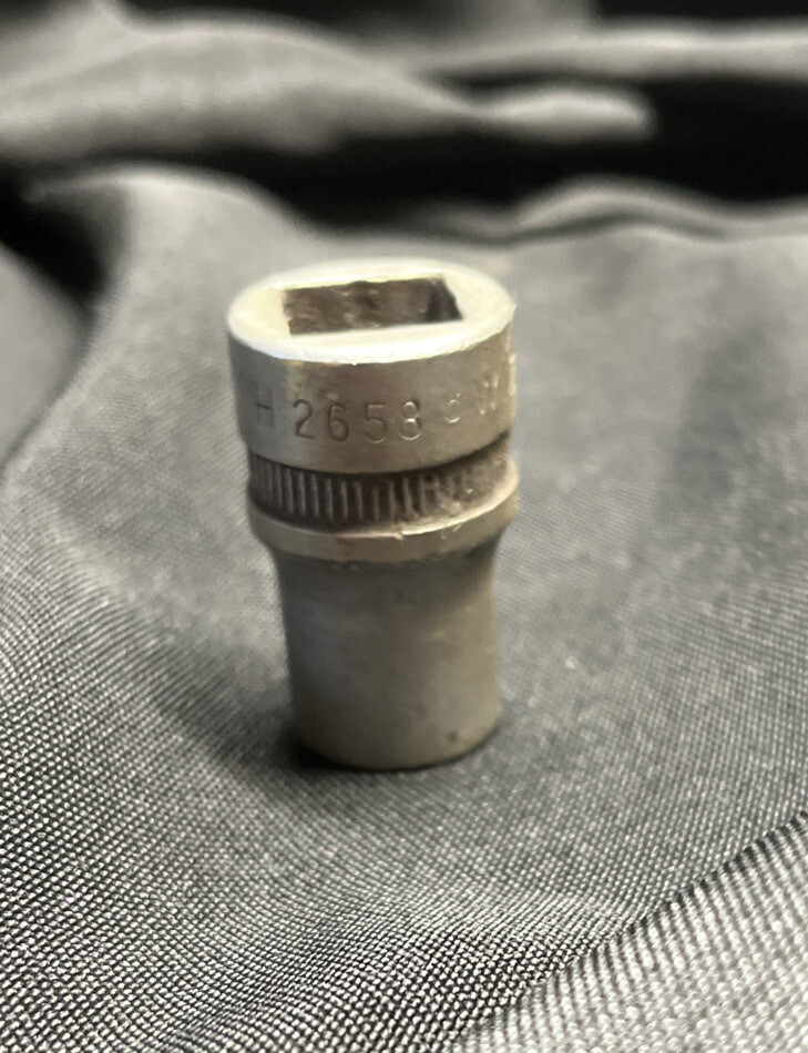 Wizard Chrome Socket 1/2in. 1/2″ Drive 12-point SAE Tools H2658