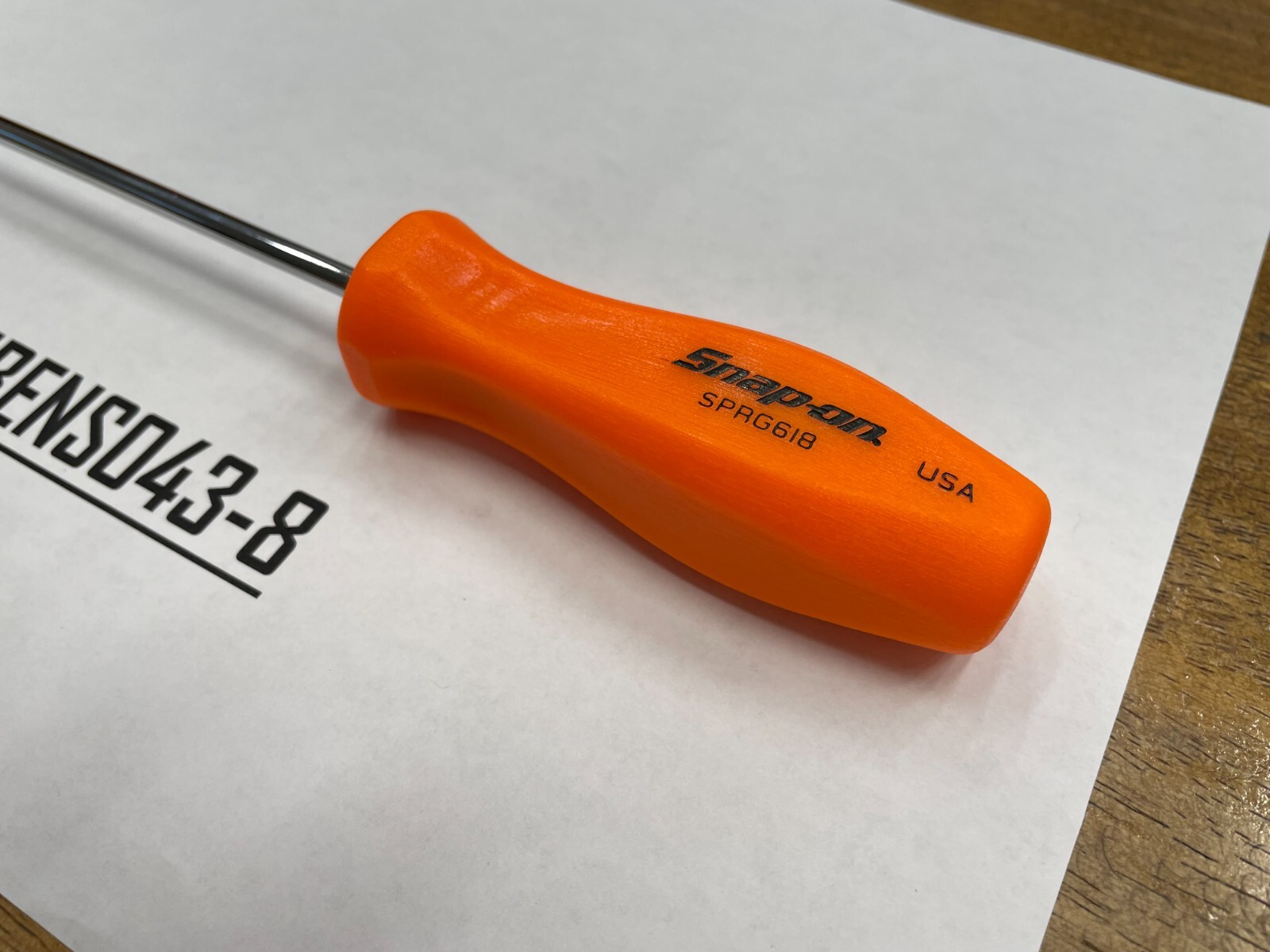 Snap-on Tools USA NEW ORANGE 5/16″ Blade Width Push-Pull Spring Tool SPRG618O