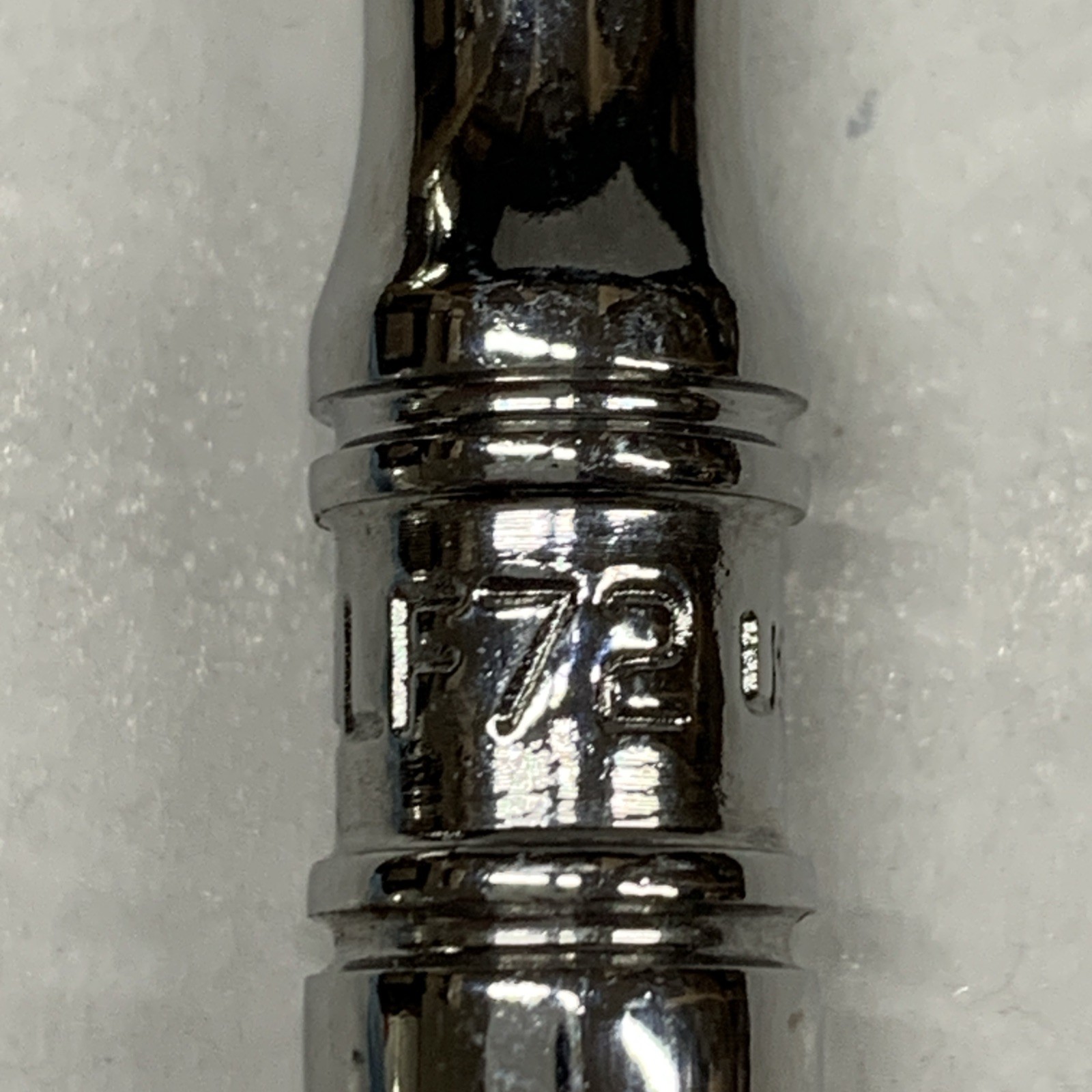 Snap On Tools USA TLLF72 1/4″ Drive Chrome Extra Long Flex Head Ratchet NEW