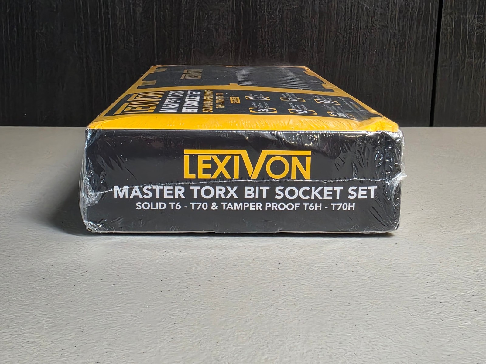 Lexivon Master Torx Bit Socket Set -Solid & Tamper Proof, T6H-T70H/T6-T70 Sealed
