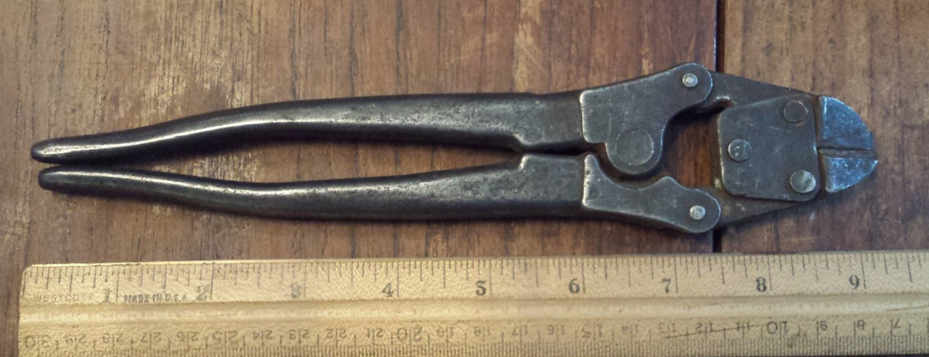 vtg Snap-On Tools USA HL-9 High Leverage Diagonal Cutter Tool, Wire Cutters