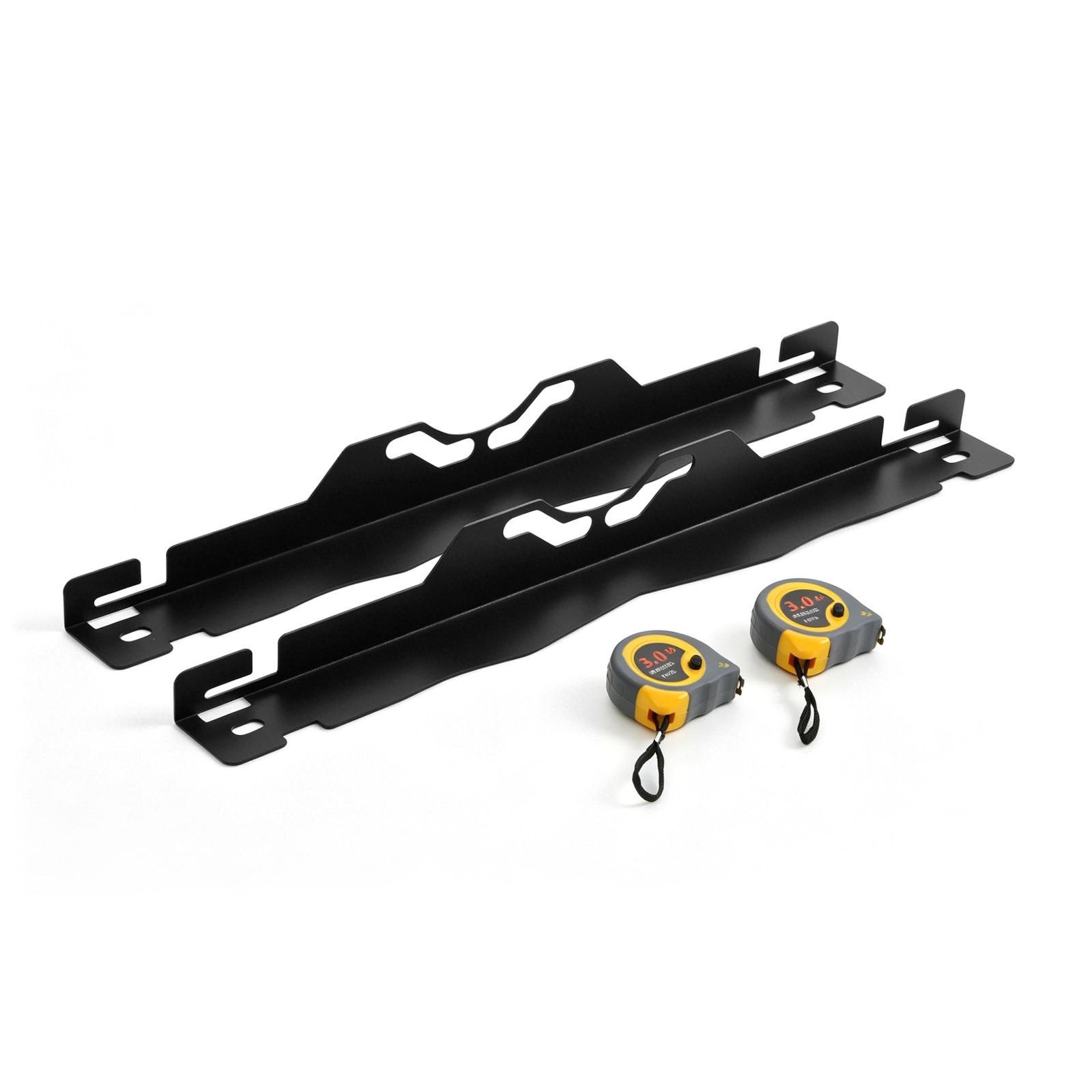 2pcs Wheel Alignment Tool Plate Toe Alignment Plates Hanging Holes Tape Measures