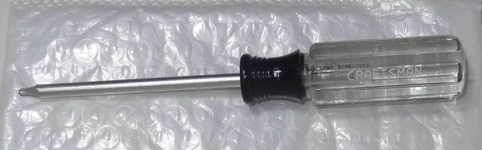Craftsman Torx* Screwdrivers T10, T15, T20, T30 Pik ur Size NOS Vintage USA