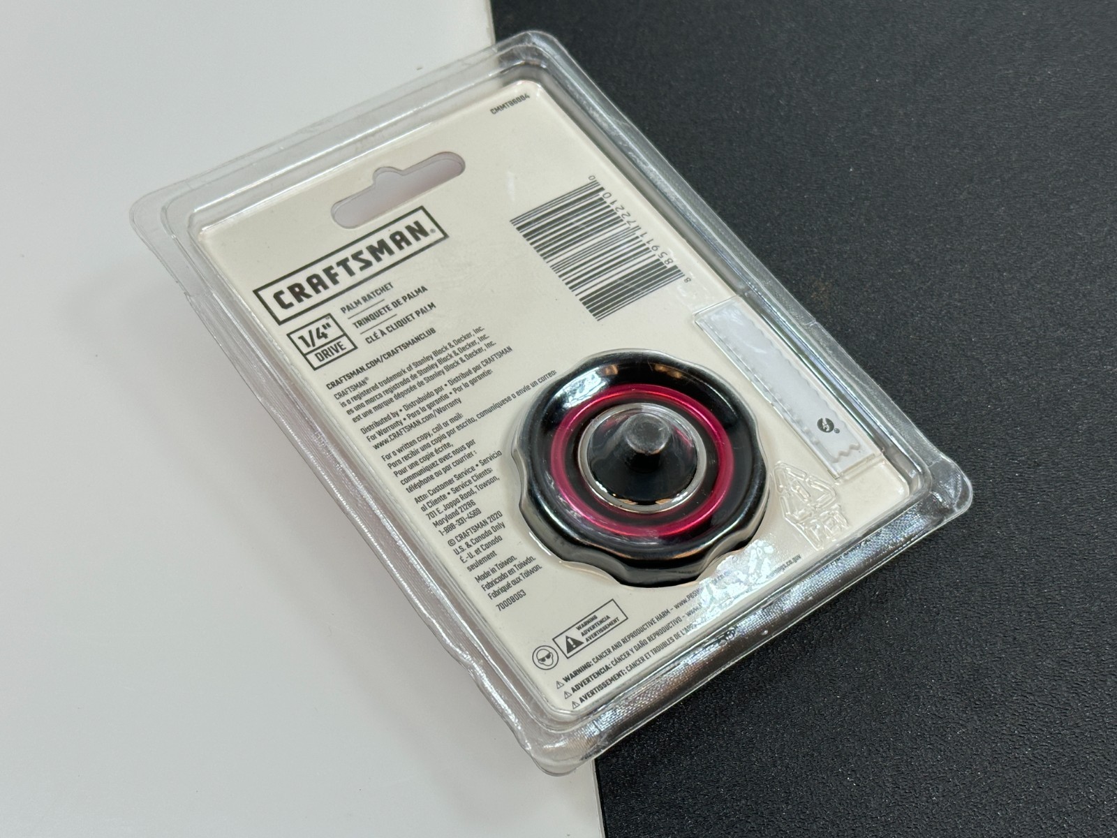 NEW Craftsman Tools 1/4″ Drive Palm Ratchet Spinner Handle (CMMT86004)