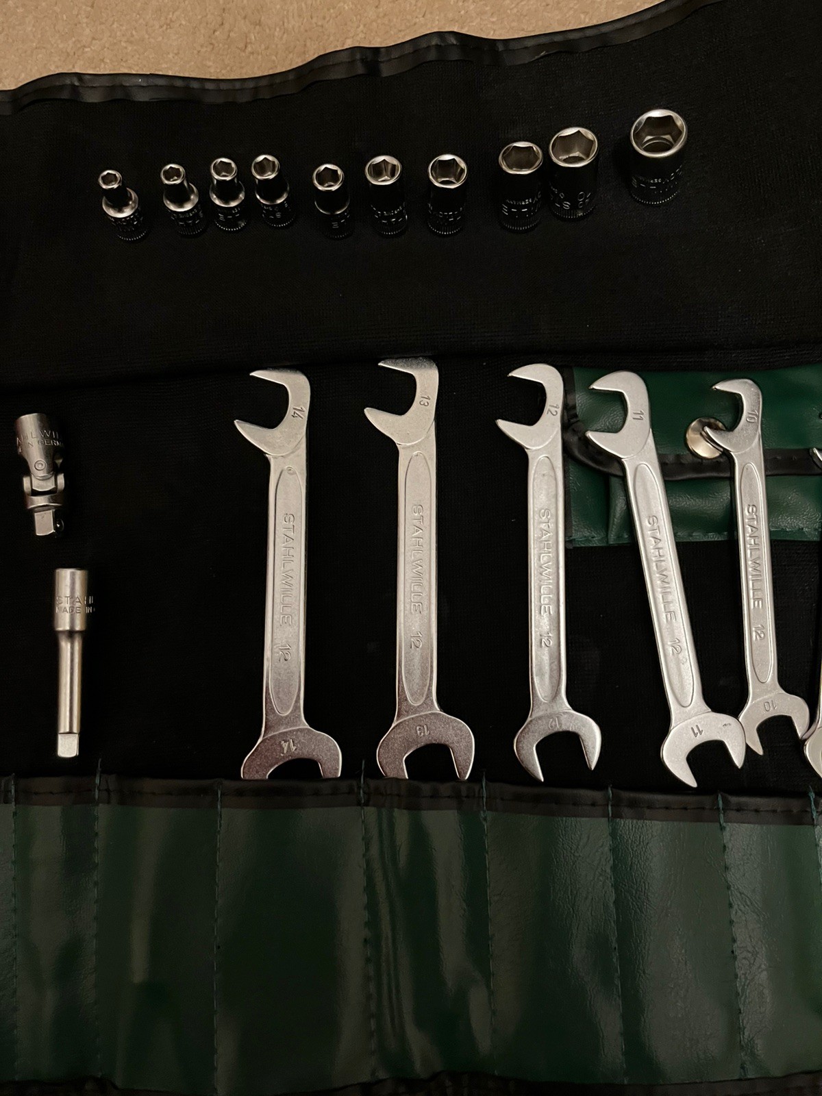 Stahlwille (Germany) small tool kit in roll