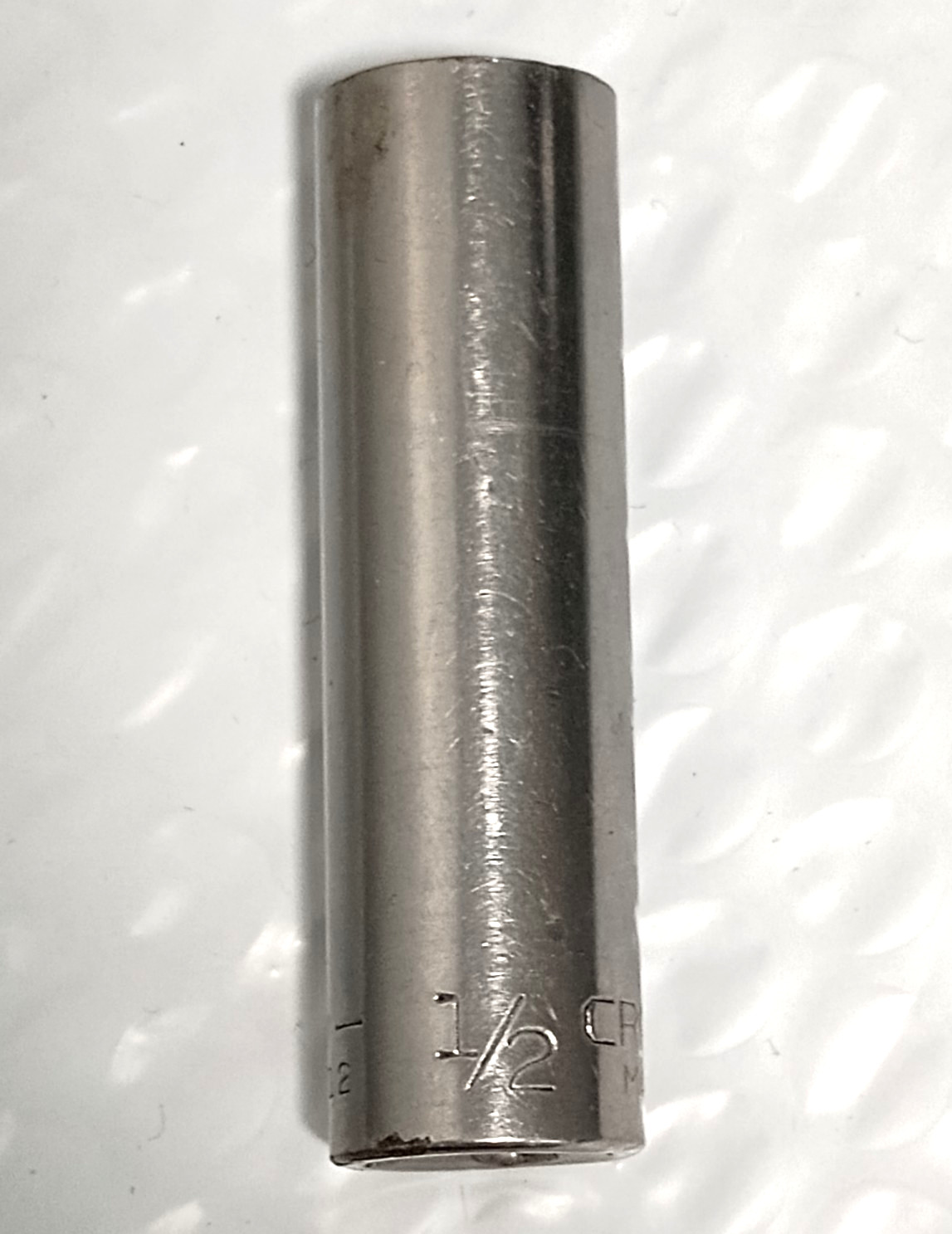 CRAFTSMAN TOOLS USA VV43312, 3/8″ DRIVE, 1/2″ SOCKET, 2.5″ DEEP/HIGH, 12 POINT.