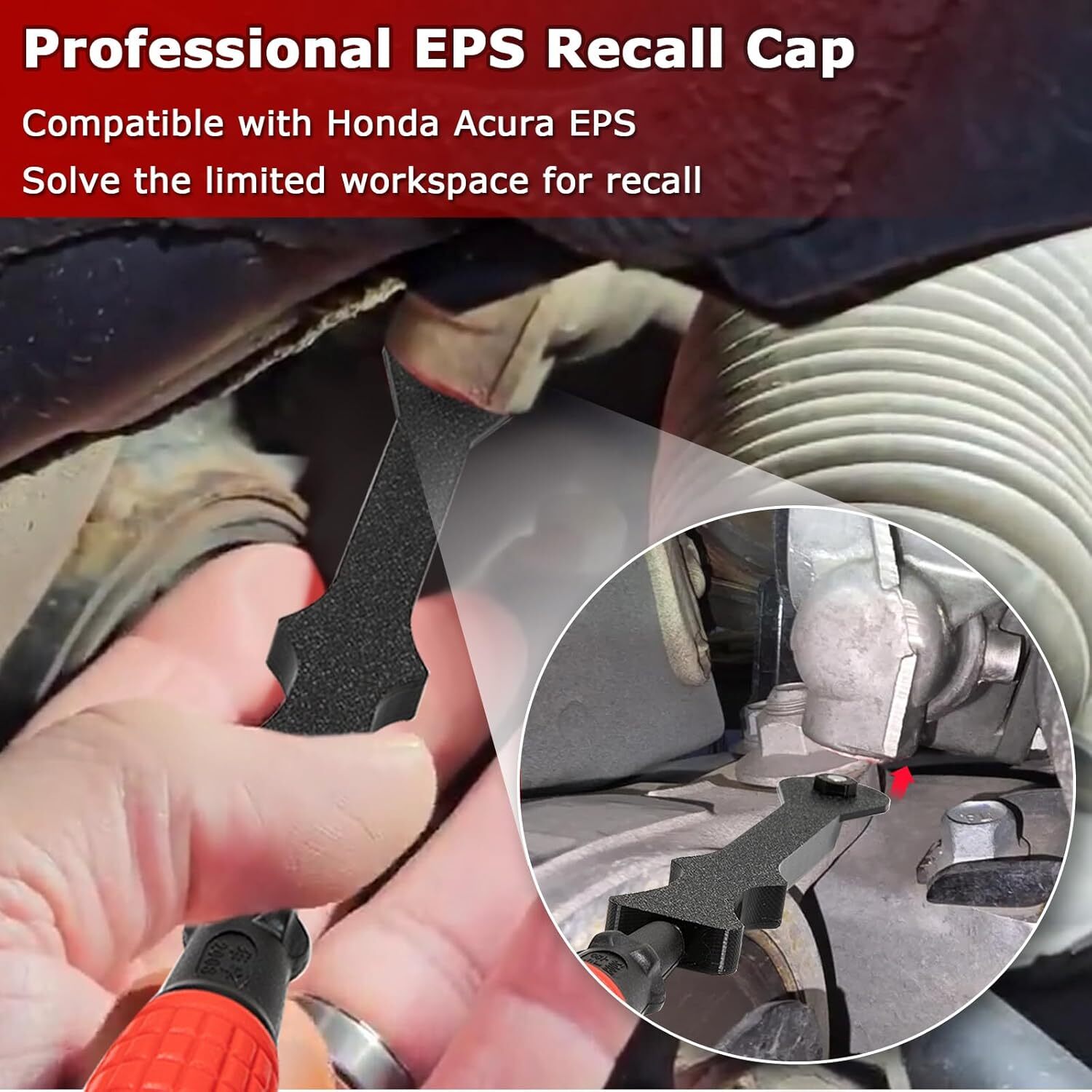 EPS Recall Cap Starter Tool for Honda Acura, Phillips Screwdriver/Spare Gear Kit