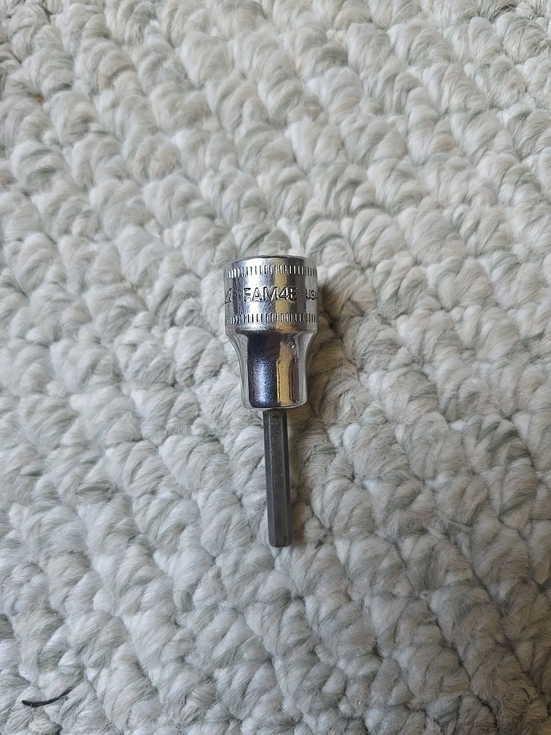Snap-on FAM4E 3/8” Drive Metric 4 mm Standard Hex Bit Socket Driver