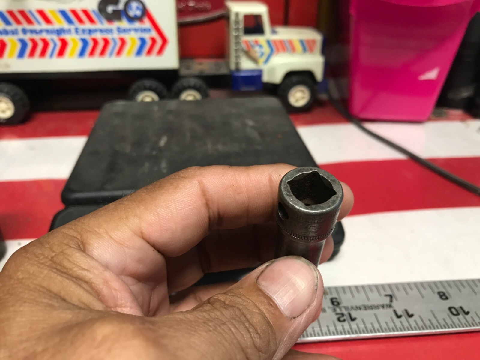 Snap on socket deep impact 9mm 3/8” drive SIMFM9 oxox