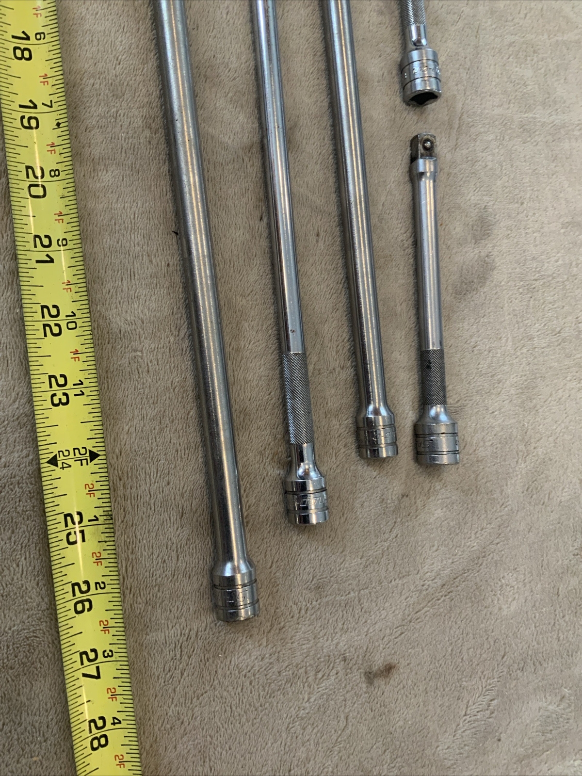 Snap On 3/8 Extension Set, See Pics….different Years I Think, All Snap On….m