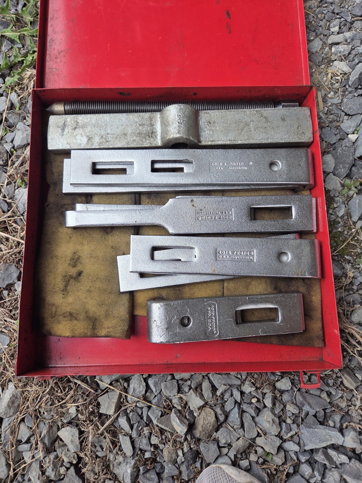 PROTO USA NO.4019 HEAVY DUTY PULLER SET 4011 BAR 4 SETS ARMS 4015 4016 4017