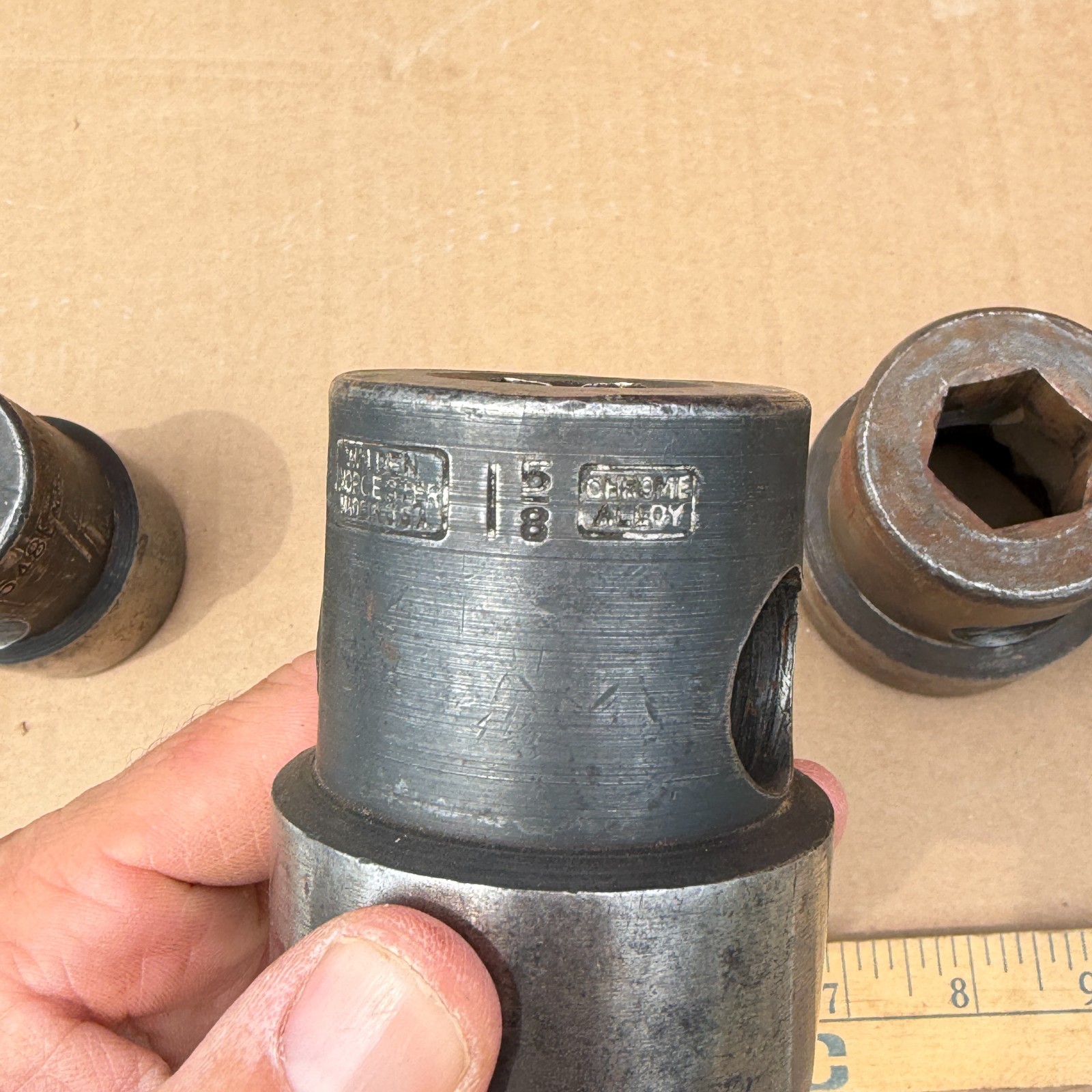 Walden-Worcester 546-570 1″ Hex Drive 1 7/16″-2″ Alloy Socket – 6 pc set