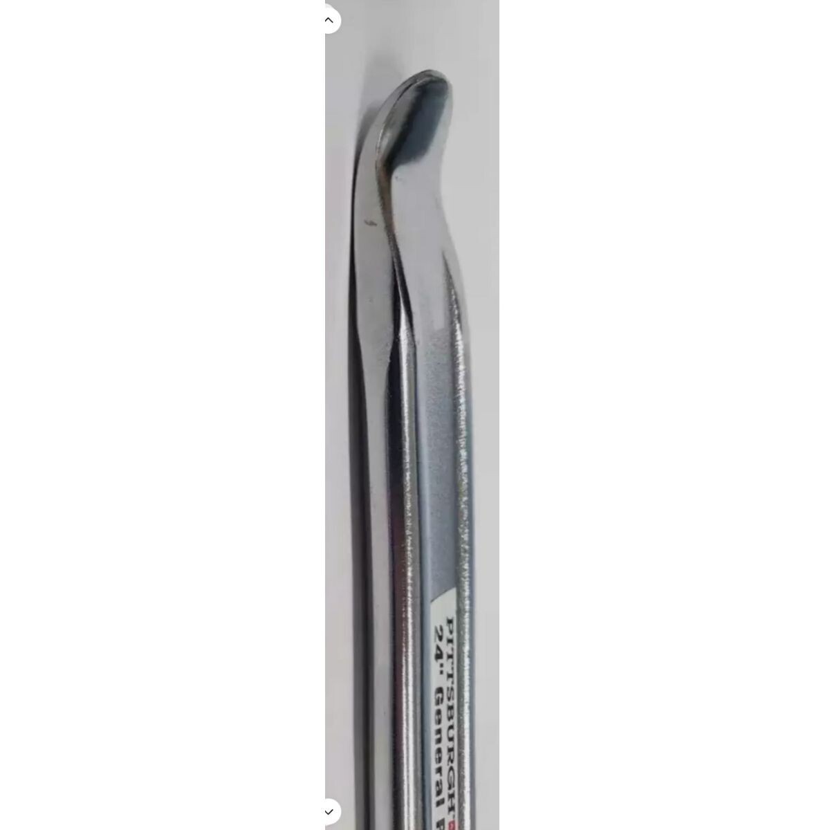 Tire Iron Pry Bar 24 in. Tool Curved Spoon Lever Tire Changing Auto Car RV Wheel