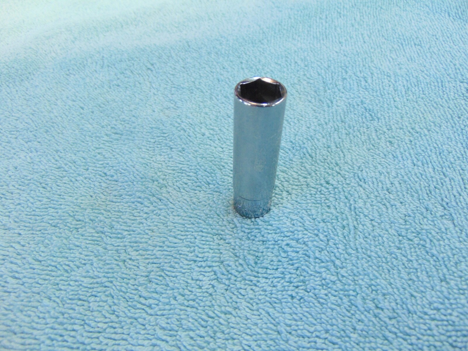 Snap-On Tools USA *NEW* 1/4″ Drive 6pt 7/16″ SAE Deep Chrome Socket STM14