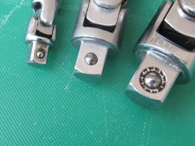SNAP ON 103UFTS 1/4″ 3/8″ 1/2″ 3 PIECE UNIVERSAL SWIVEL JOINT SET TMU8 FU8A S8
