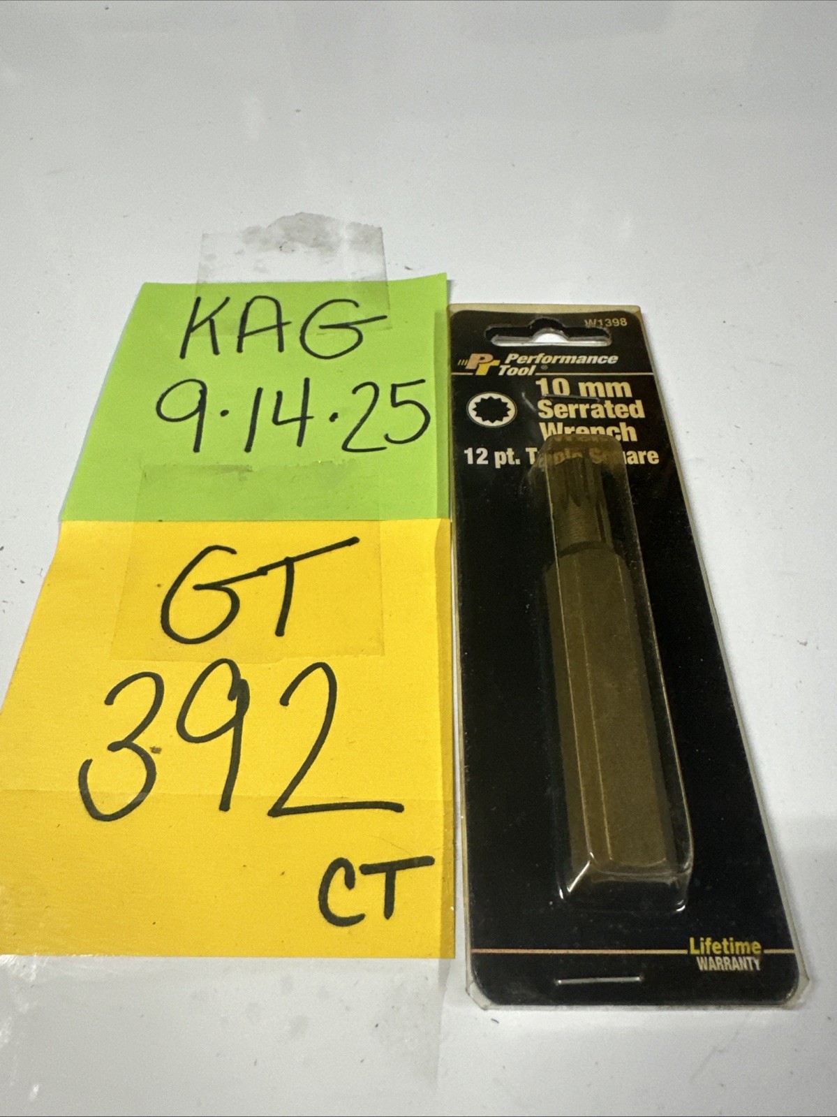 Performance Tool W1398 ~ 10 mm Serrated Wrench 12 Pt. Triple Square