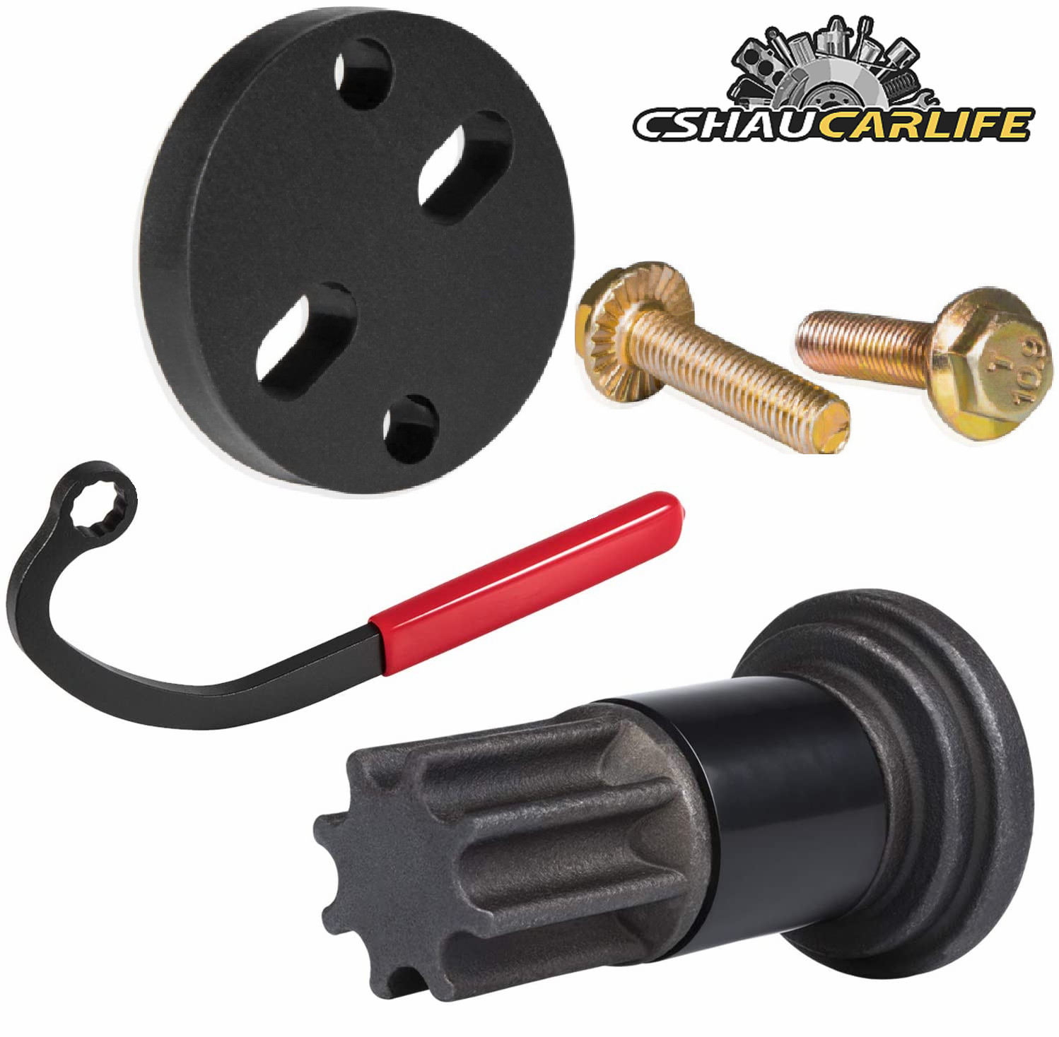 13mm Idle Lock Nut Wrench+Gear Puller+Engine Barring Tool Sets for Dodge Cummins