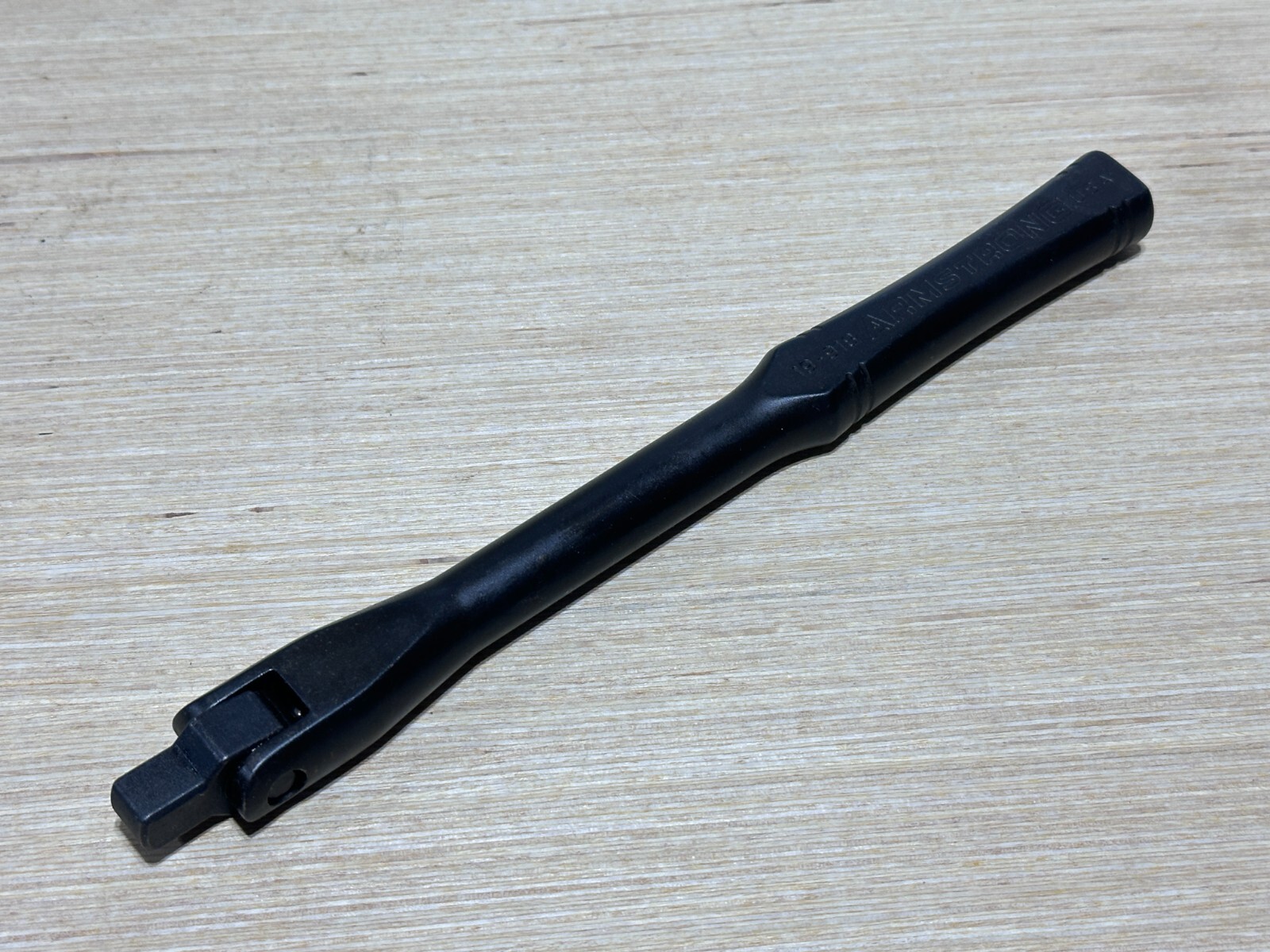 NOS Armstrong Tools USA 19-918 Black Industrial Finish Breaker Bar, 3/8″ Drive