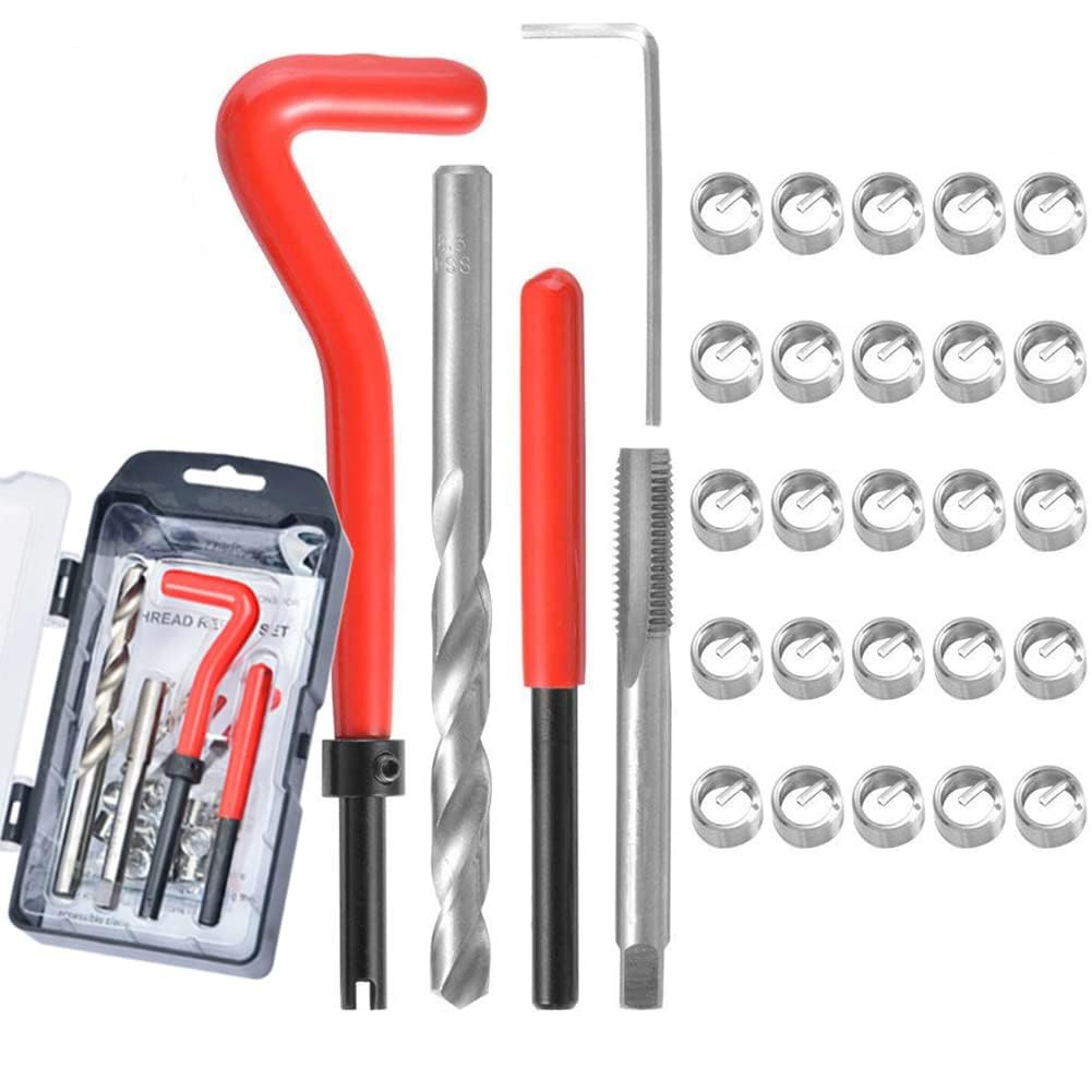 Thread Repair Kit SAE, Stainless 1/420 Inch Thread Repair Insert Kit Compatib…