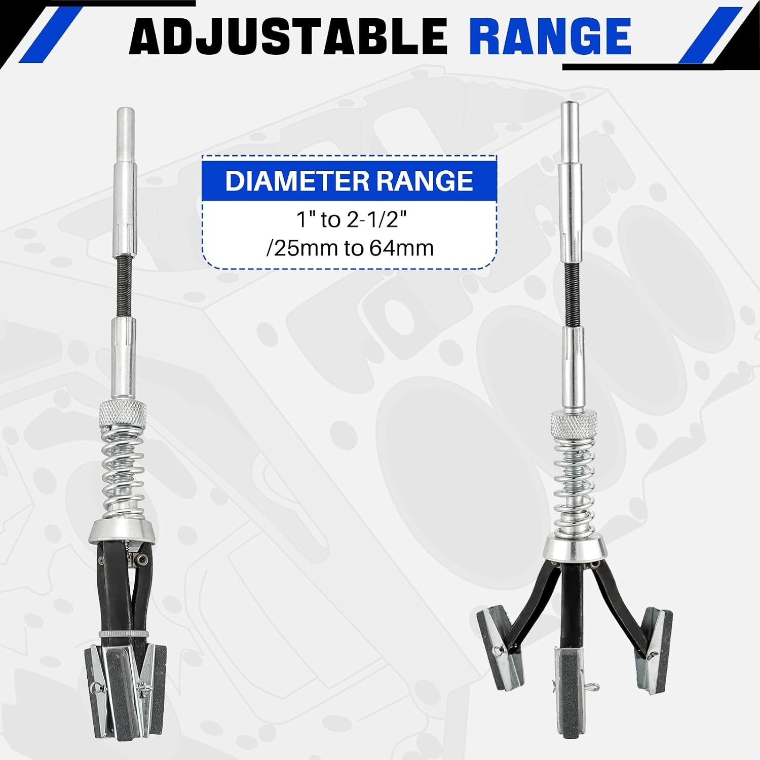 Versatile Engine Cylinder Hone for 1″ to 2-1/2″ – Restores Smooth Cylinder Walls