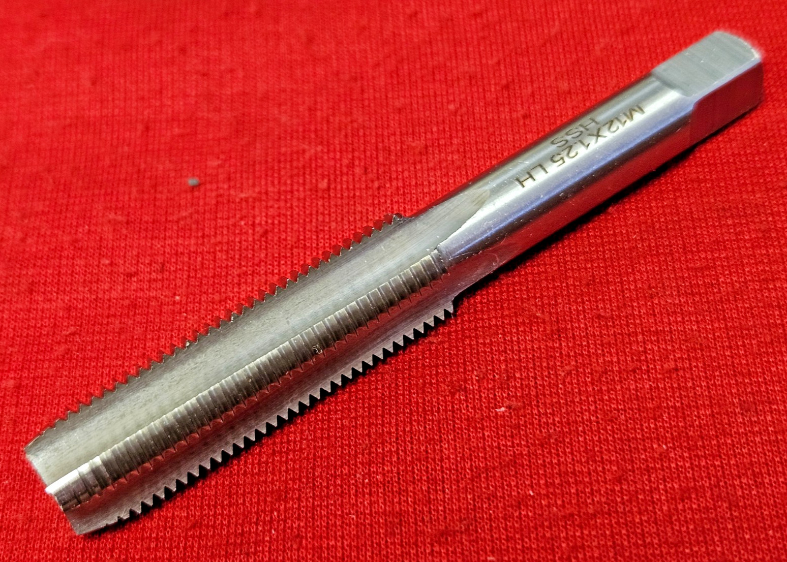 M12 x 1.25 LEFT HAND Plug Tap Alfa HTLM81133 12MM HSS 4FL LH Metric
