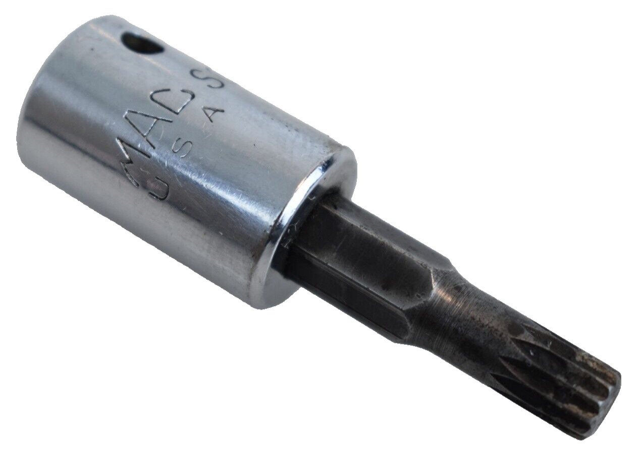 Mac Tools USA SC95 1/4″ SAE Triple Square Bit Socket Driver 3/8″ Drive Chrome
