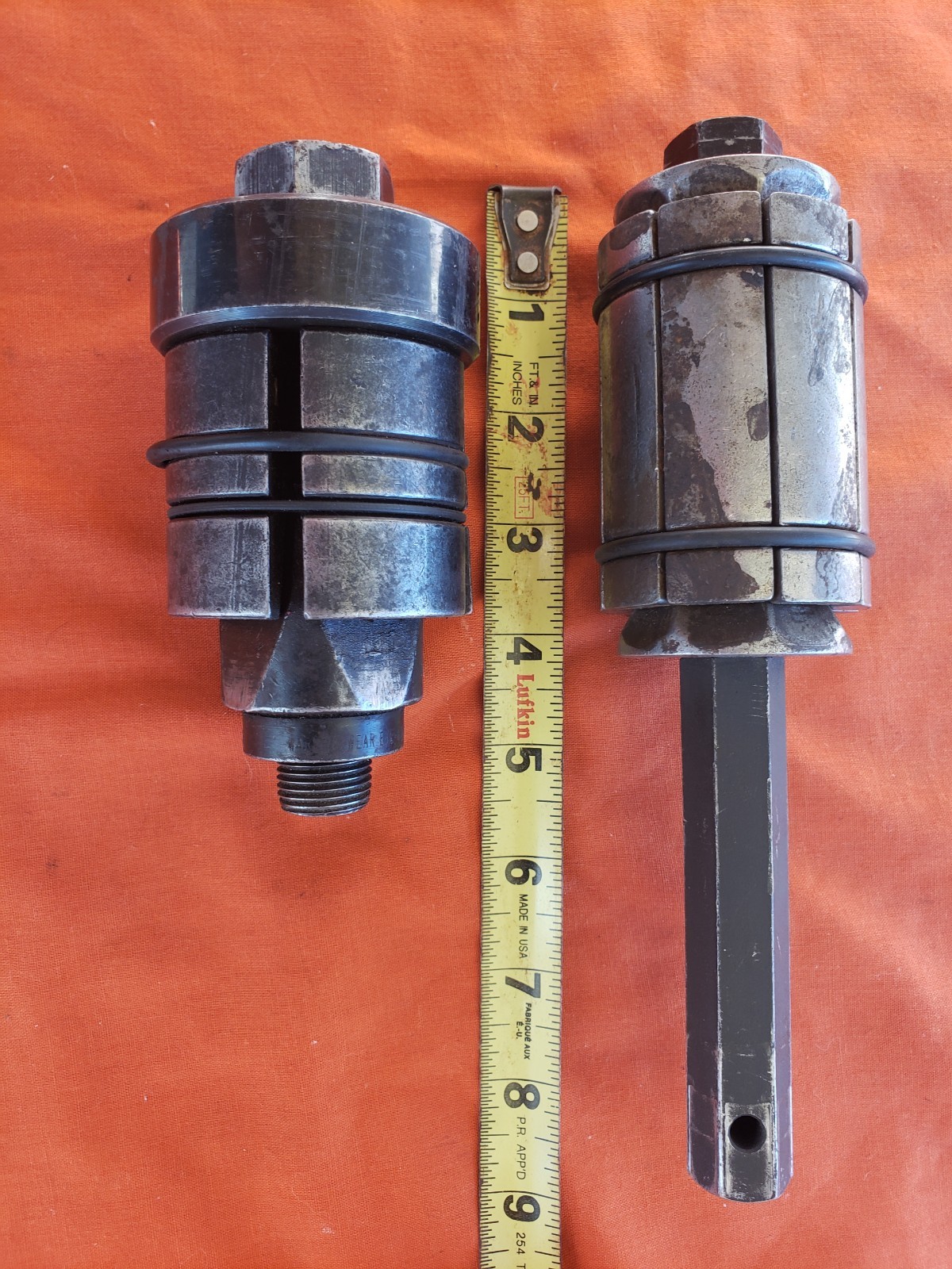 Set 0f 2 SEARS? Tail Pipe Expander Exhaust Muffler Made in USA Vintage