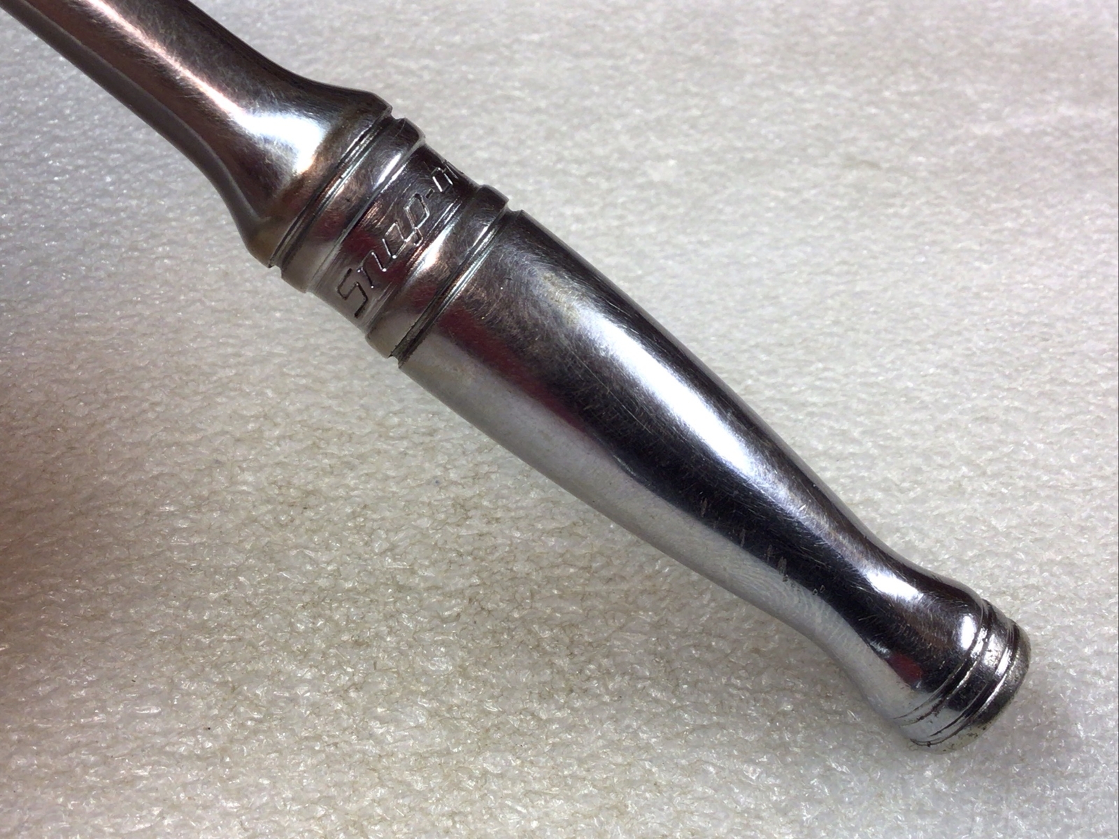 SNAP-ON-#F723A – Chrome, 3/8″ DR., 7-3/8″ LONG, QUICK RELEASE, RATCHET-USA-