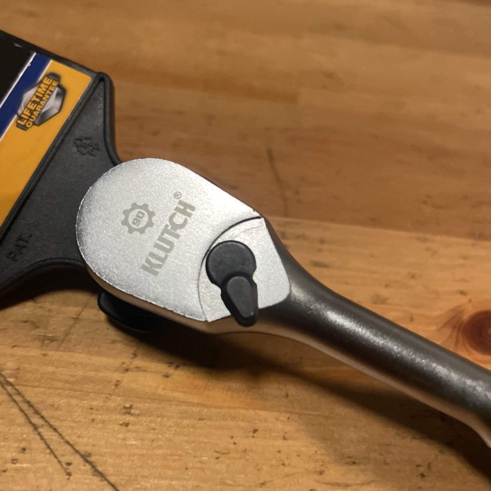 Klutch 1/4” Drive 6” Ratchet Aluminum Handle 90 Tooth 52309