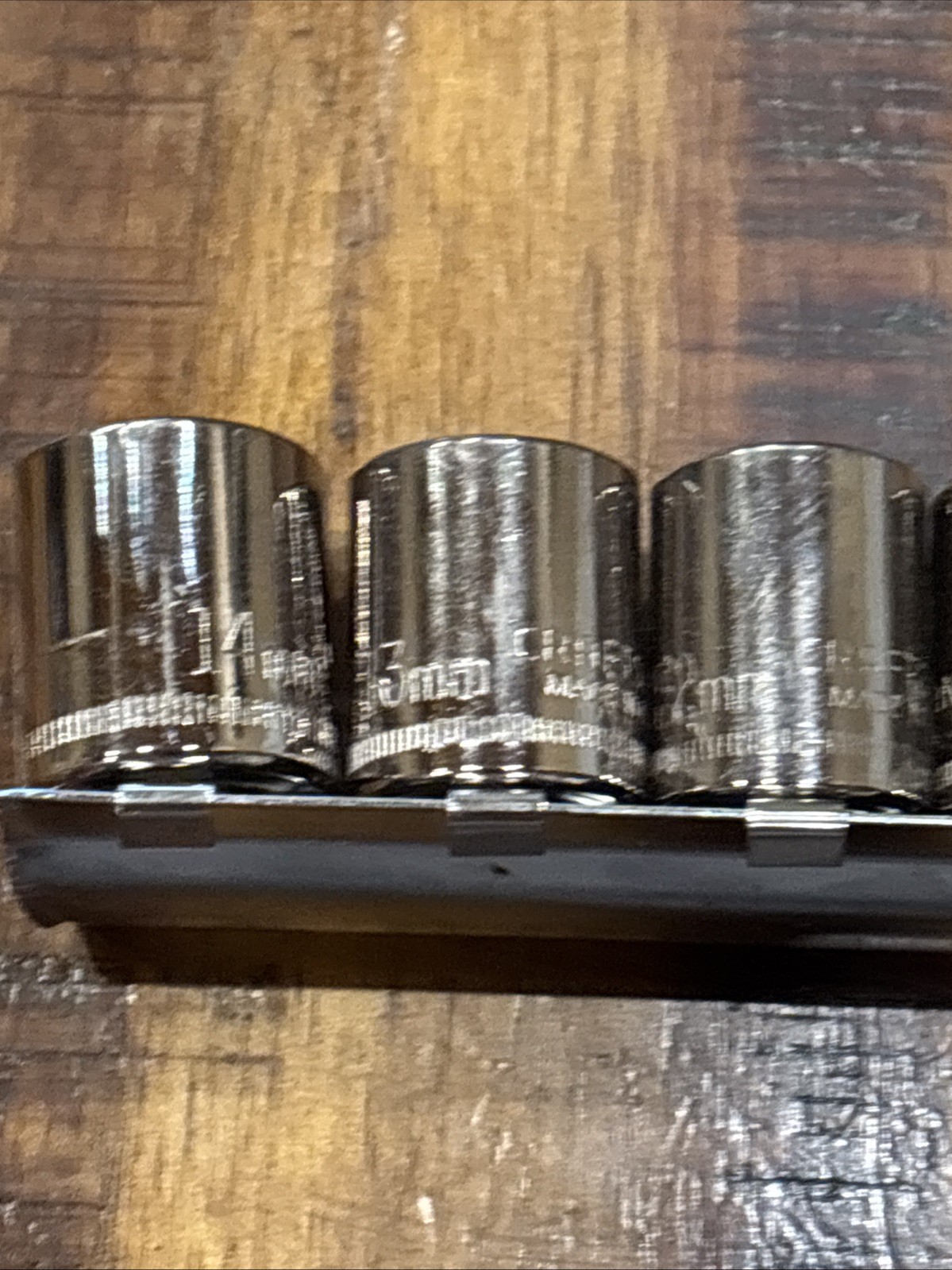 Craftsman 1/4” Laser Shallow Socket Set 4mm – 14mm 1/4” Drive 6pt 12pc USA NOS