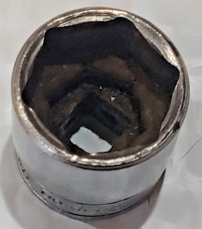 Snap-on FS281 3/8″ Drive 7/8″ Standard Flank Drive Socket 6-point Made in USA