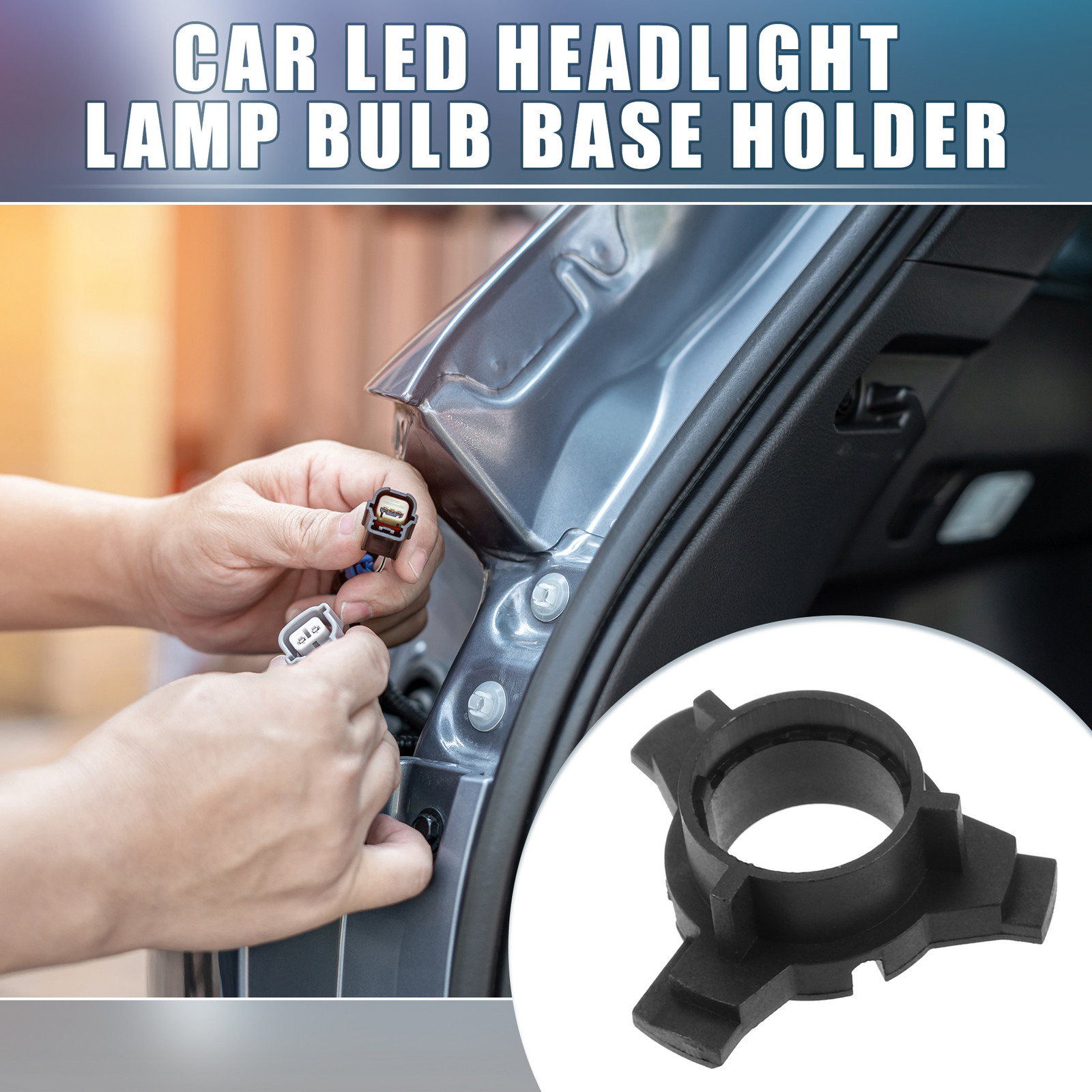 H7 Low Beam Car Led Headlight Lamp Bulb Base Holder for KIA K3 K4 K5 1 Pair