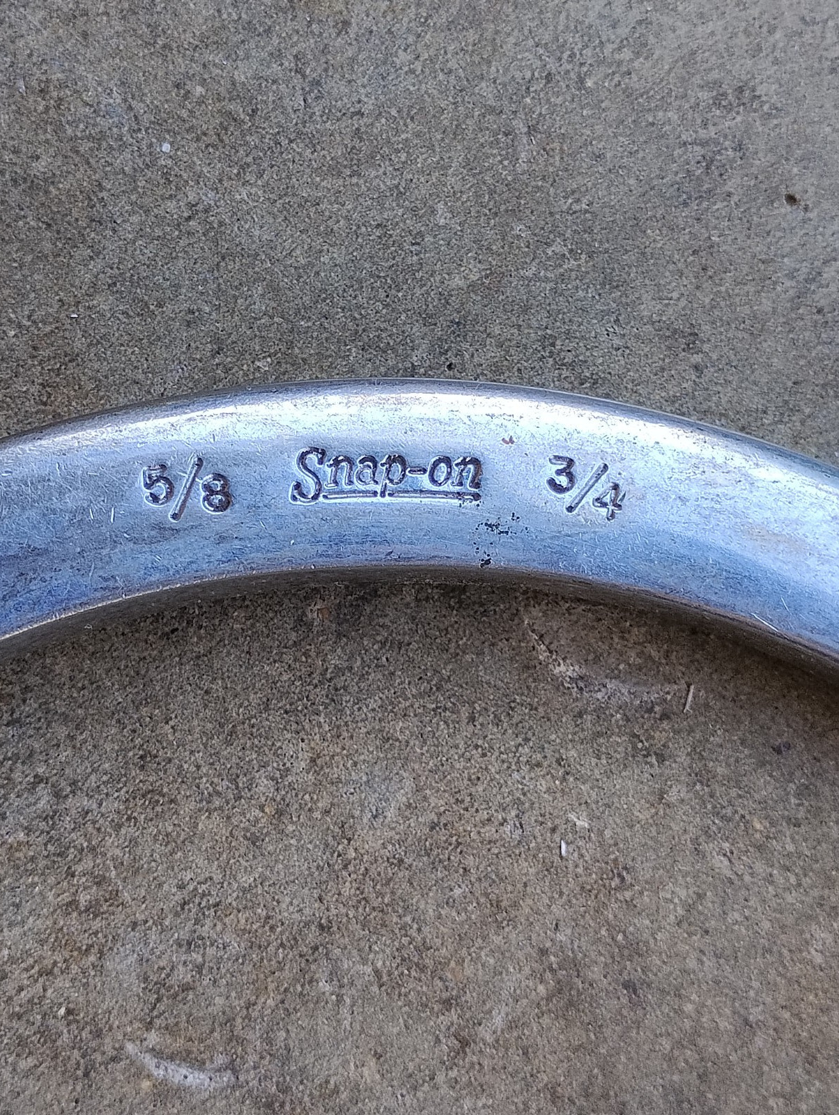 Snap On CX2024 5/8 x 3/4 Half Moon 12 Point Obstruction Wrench USA