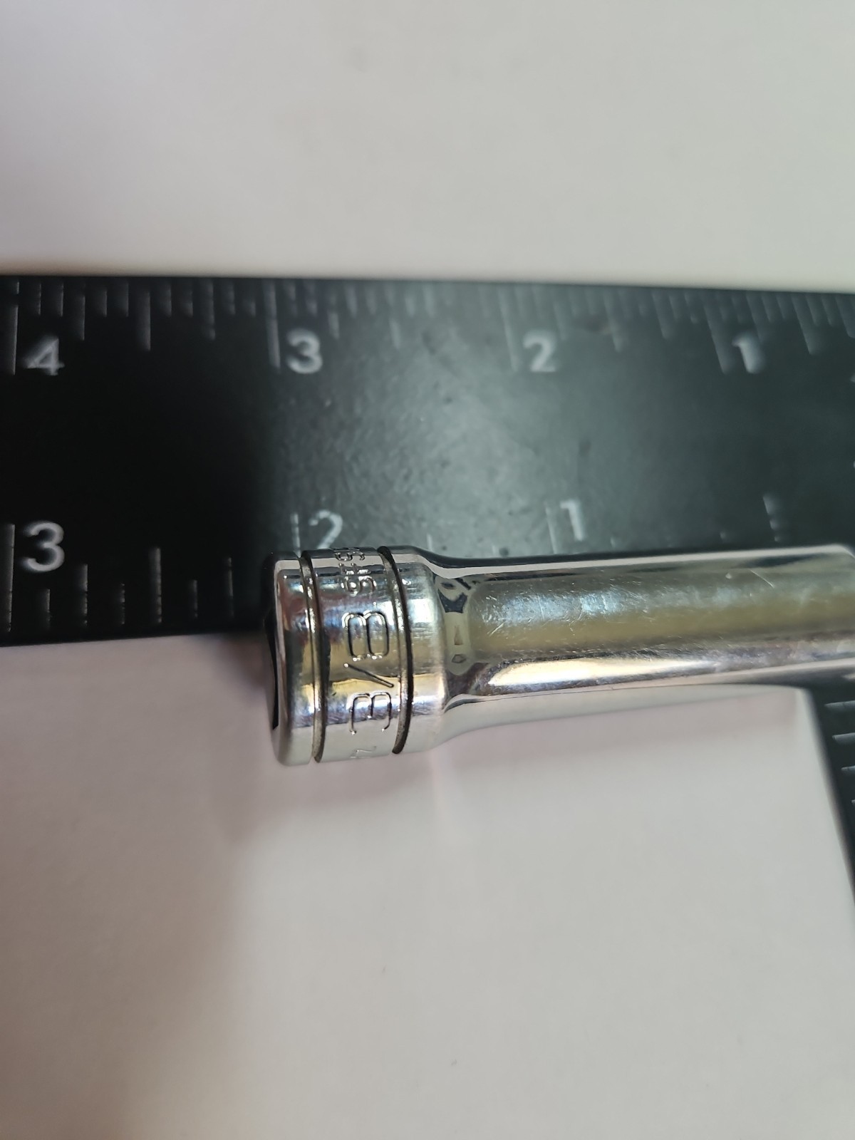 Snap-on Tools USA NEW 3/8″ Drive 3/8″ SAE DEEP 6 Point Chrome Socket SFS121