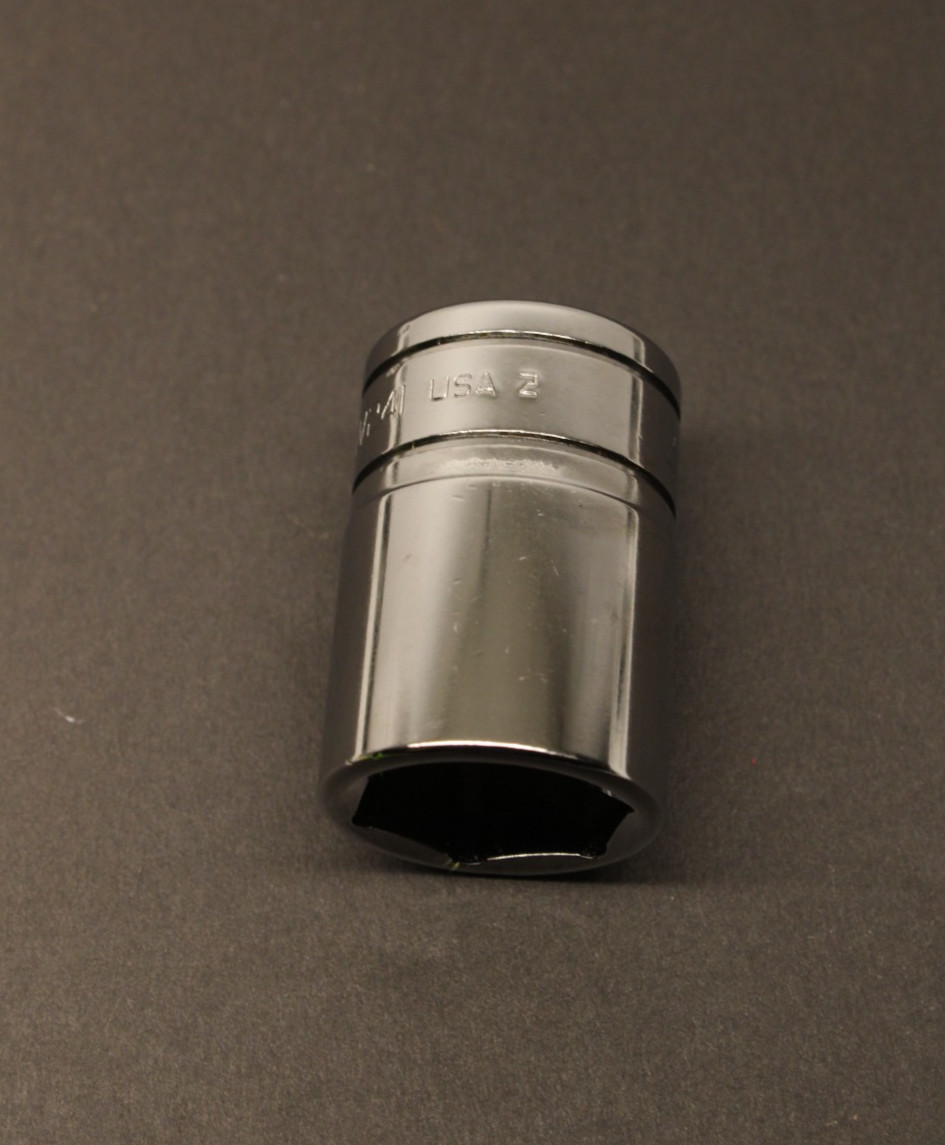 SNAP-ON 1/2″ DRIVE 6 POINT SHALLOW CHROME SOCKET TW241 3/4″