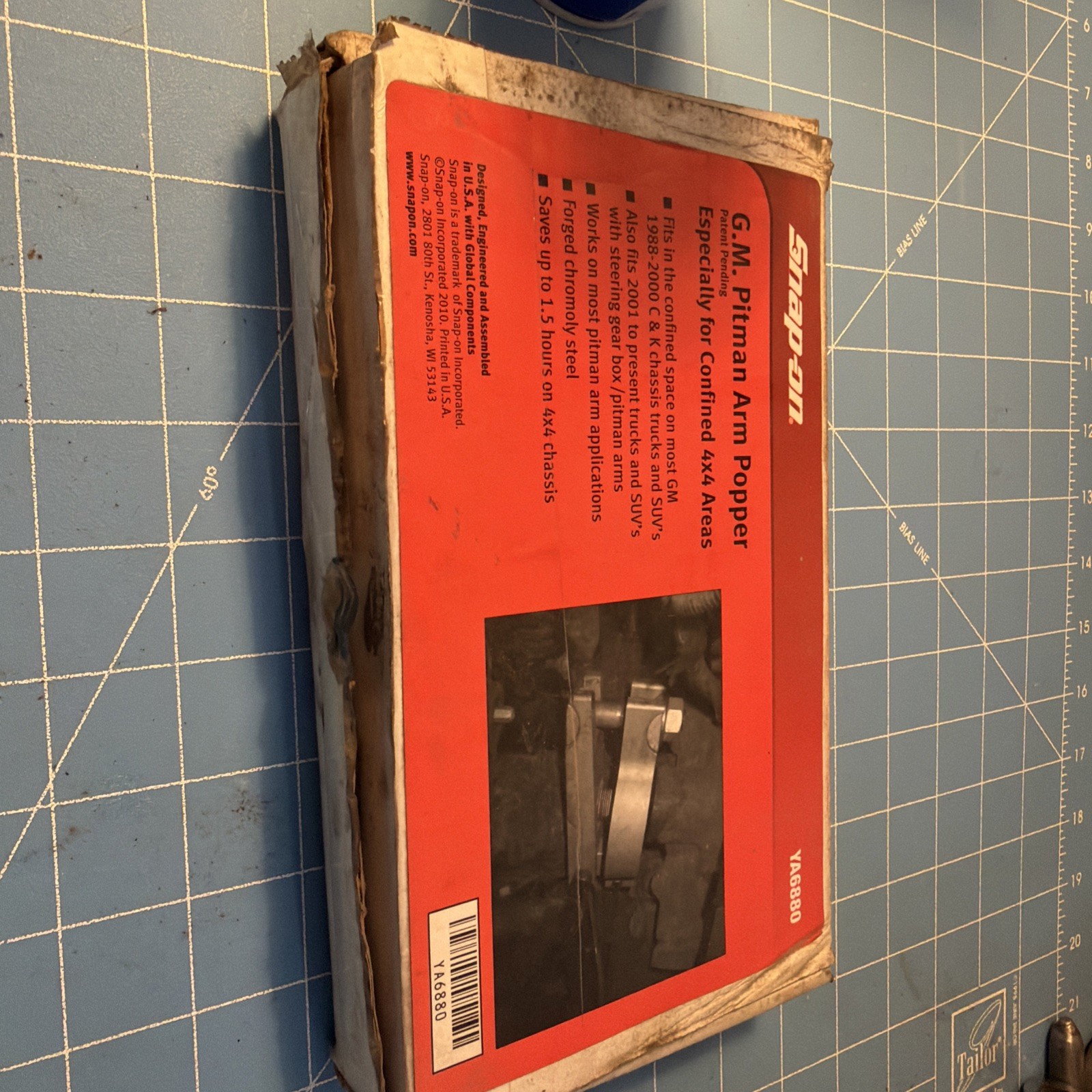 Snap On High-Leverage/Low-Profile Pitman Arm Puller Ya6880